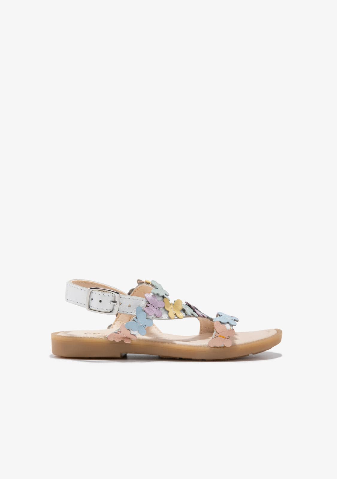 CONGUITOS HEBILLAS White Butterfly Sandals