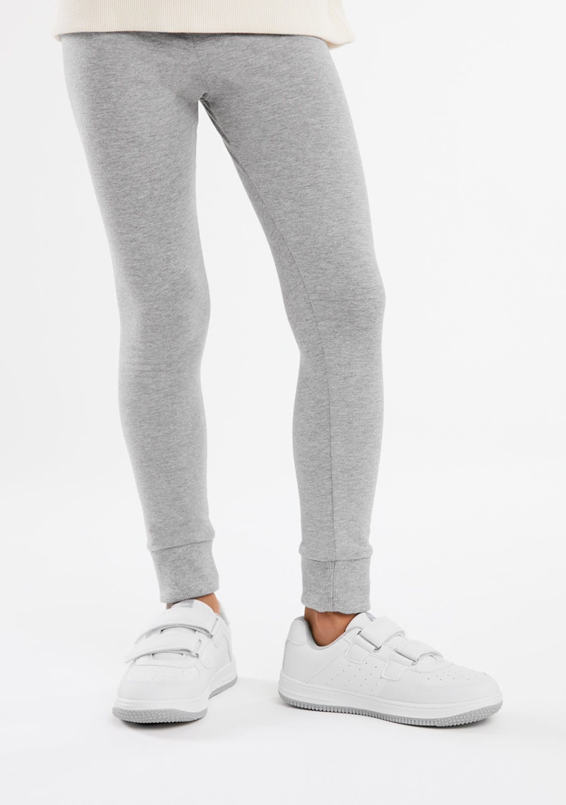 Leggings Baumwolle Grau