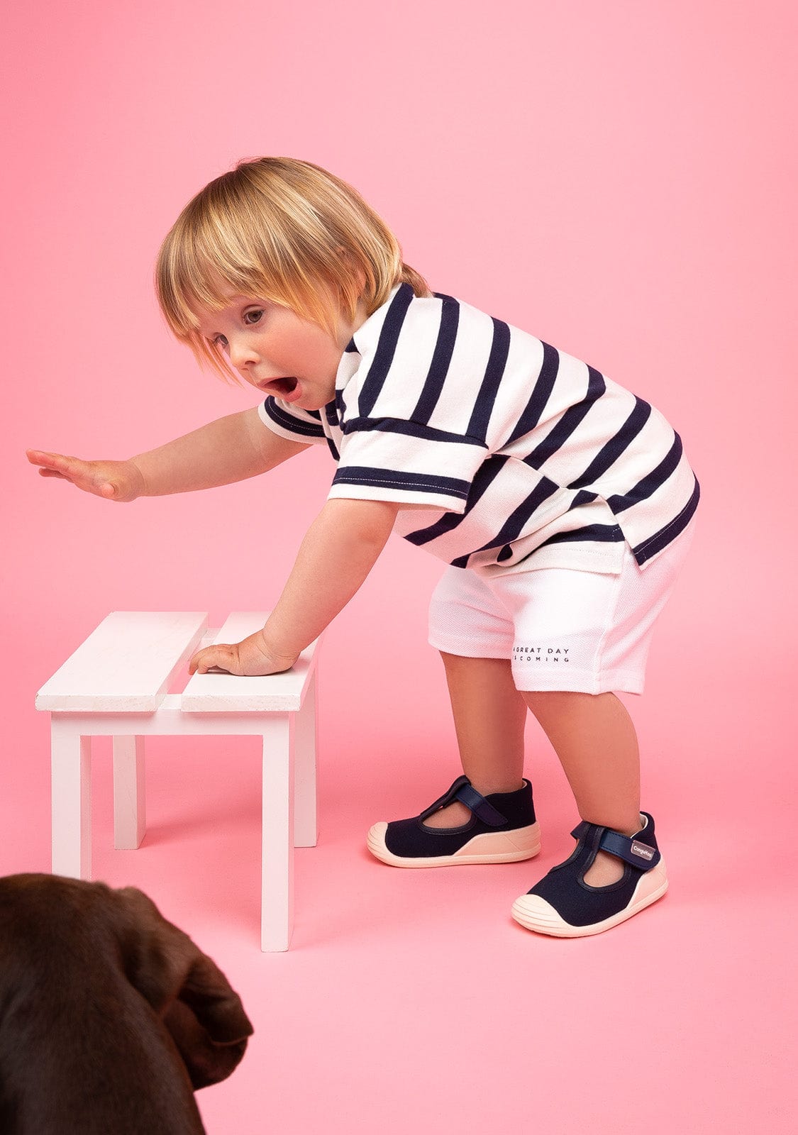 CONGUITOS Shoes Baby's Navy First Steps RPET Sneakers