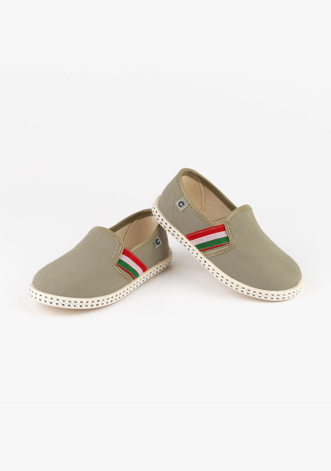 CONGUITOS Shoes Boy's Khaki Canvas