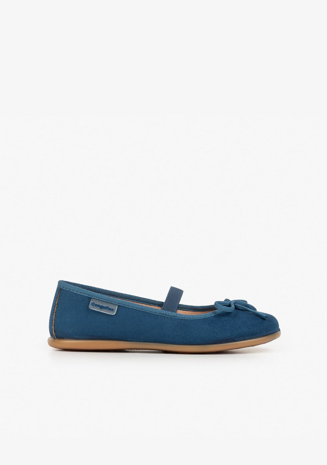 CONGUITOS Shoes Girl's Blue Indigo Basic Ballerinas