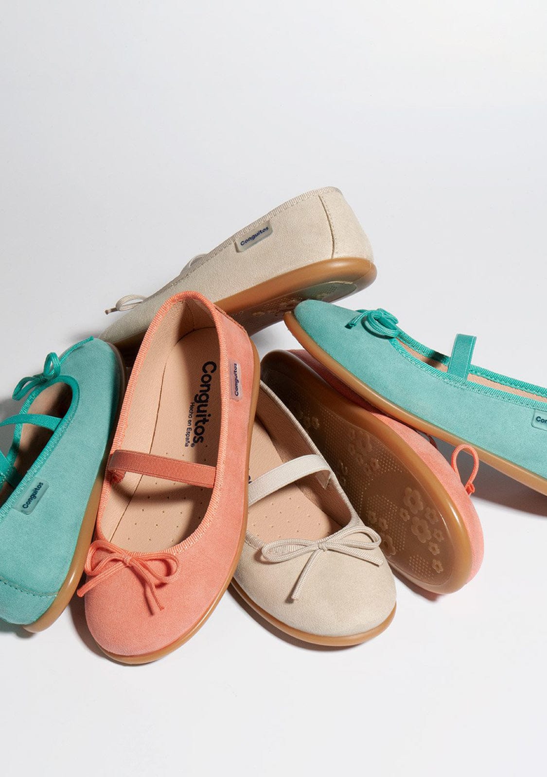 CONGUITOS Shoes Girl’s Coral Basic Ballerinas