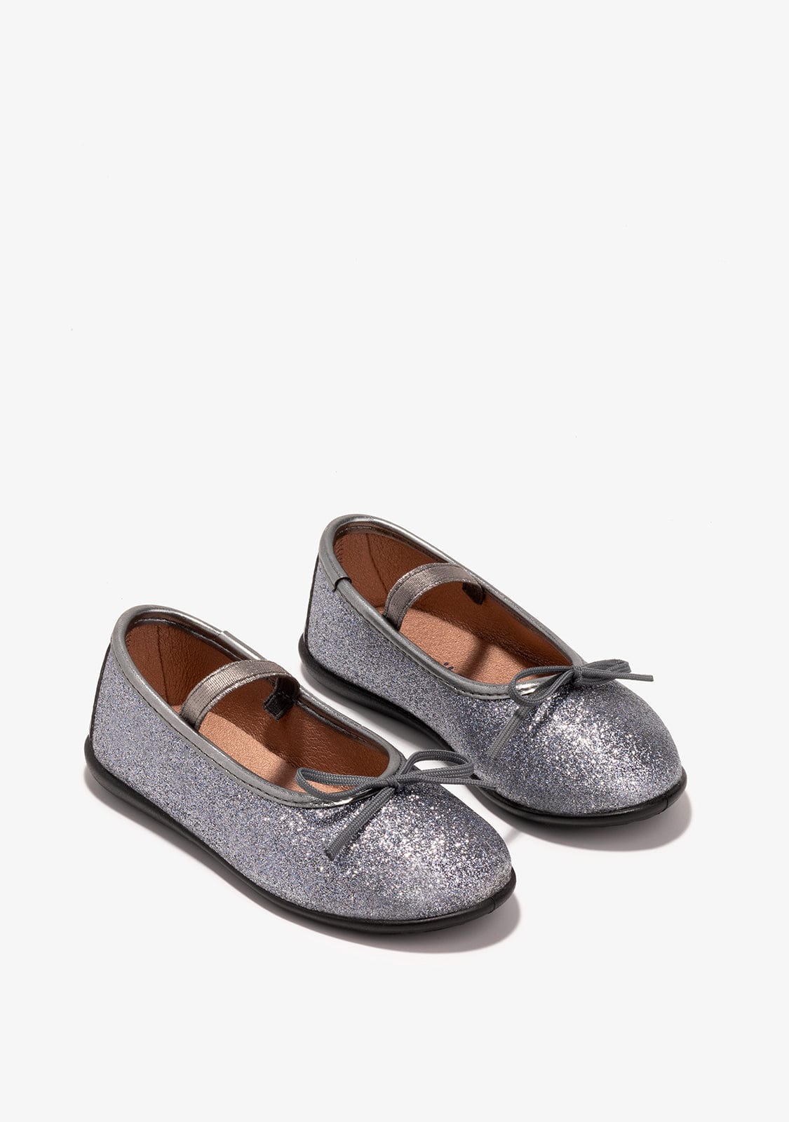 CONGUITOS Shoes Girl's Lead Glitter Ballerinas