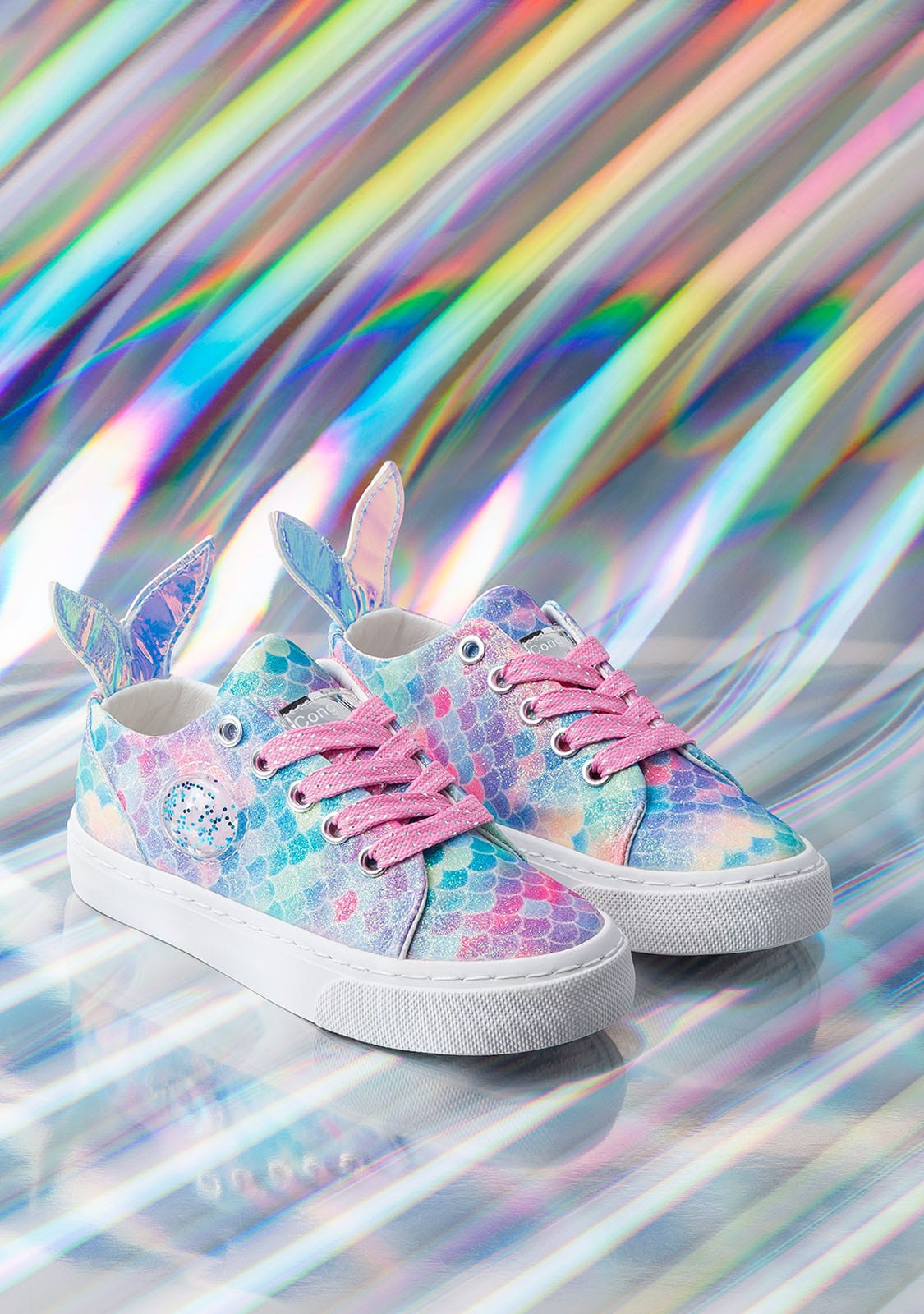 CONGUITOS Shoes Girl's Mermaid Sneakers
