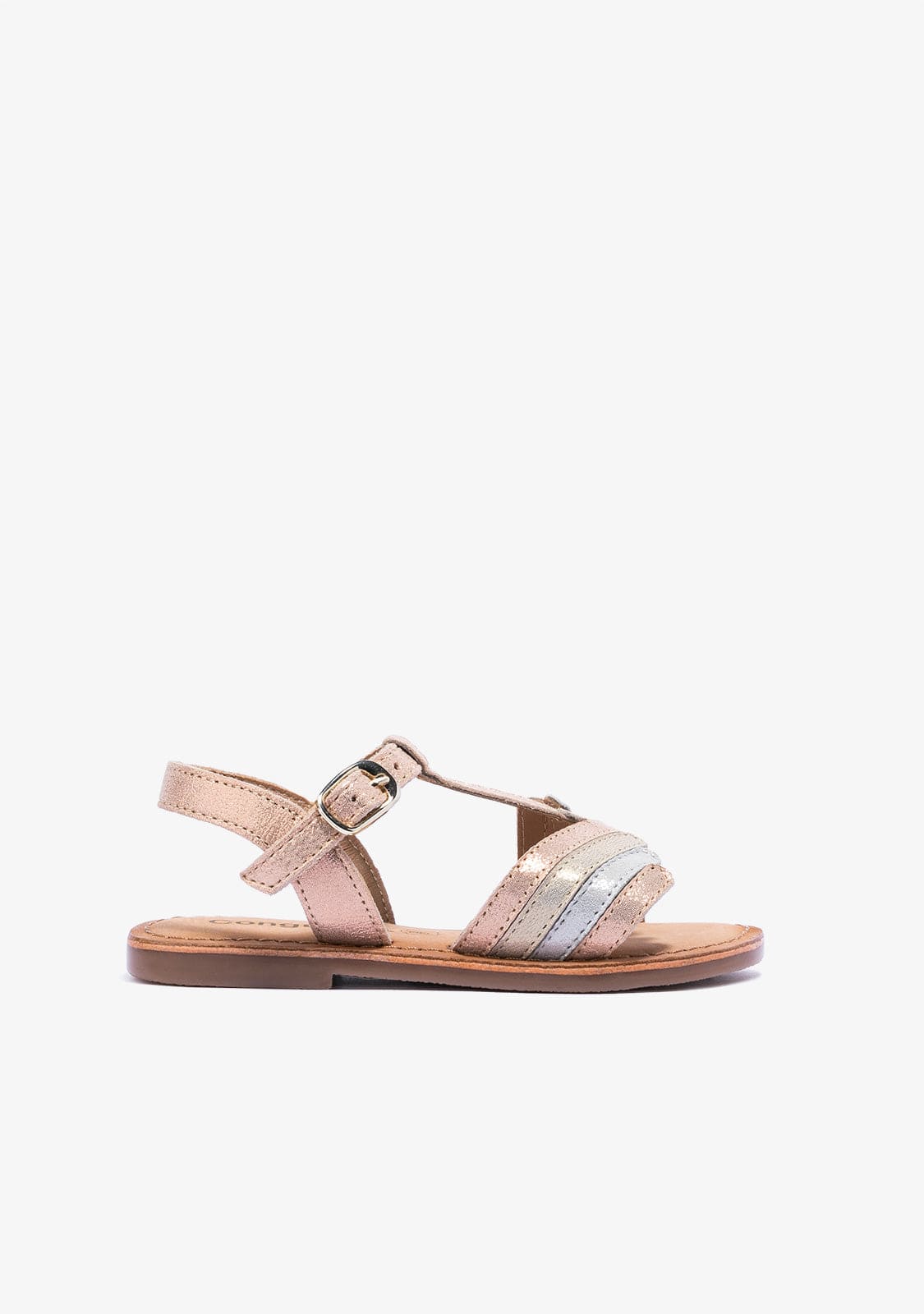 CONGUITOS Shoes Girl's Multicolour Buckle Sandals Napa