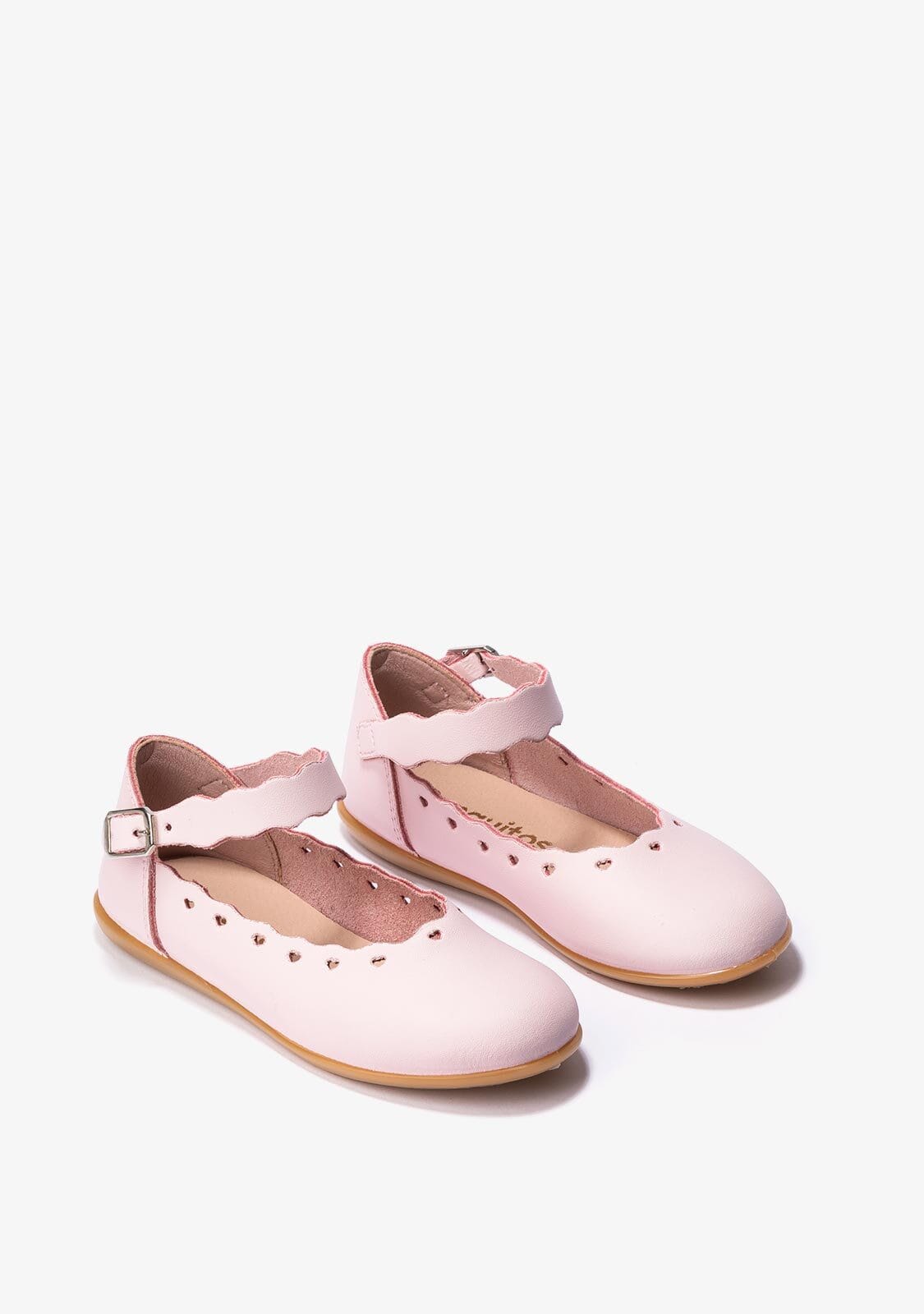 CONGUITOS Shoes Girl's Pink Buckle Ballerinas