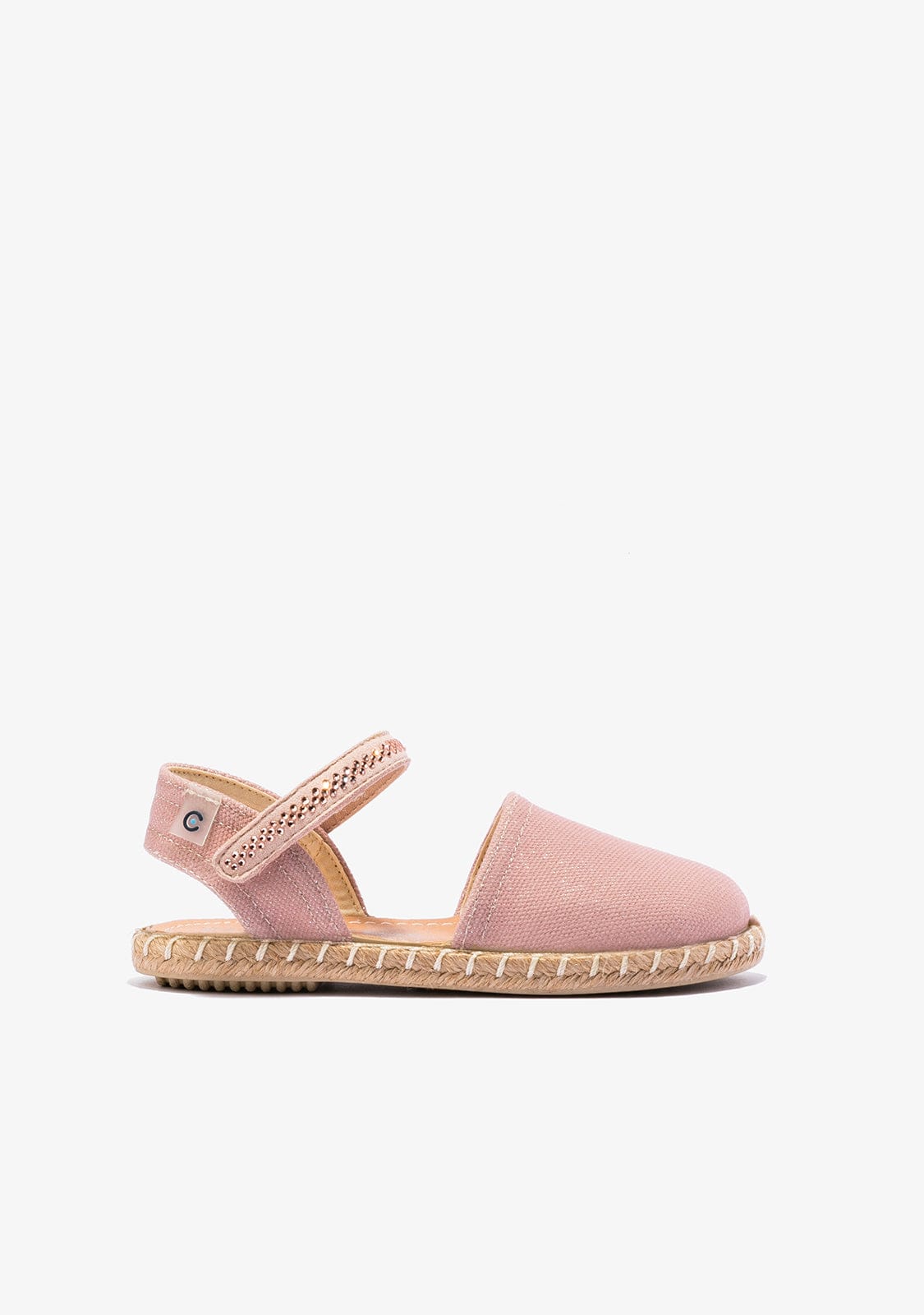 CONGUITOS Shoes Girl's Pink Espadrilles Metallized