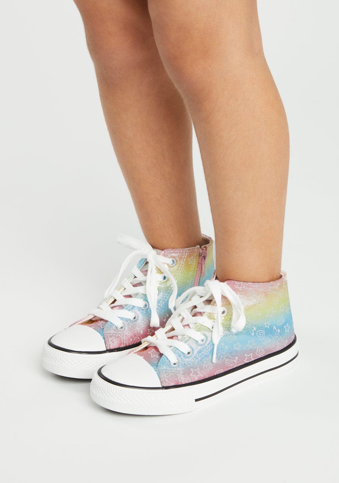 CONGUITOS Shoes Multicolour Glow In The Dark High Top Sneakers