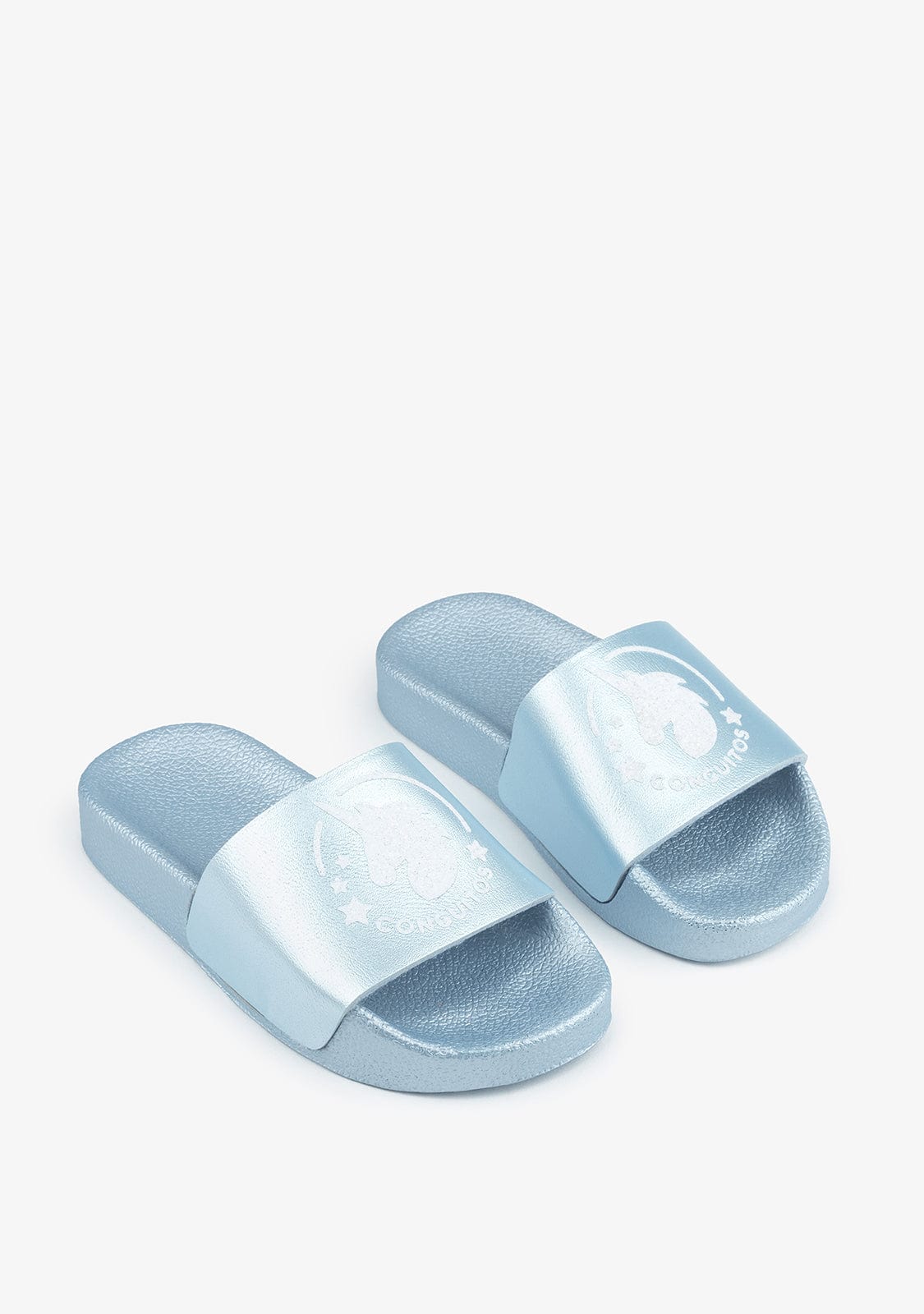 CONGUITOS Shoes Unicorn’s Blue Pool Slide Sandals