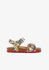 CONGUITOS Shoes Unisex Comics Print Bio Sandals