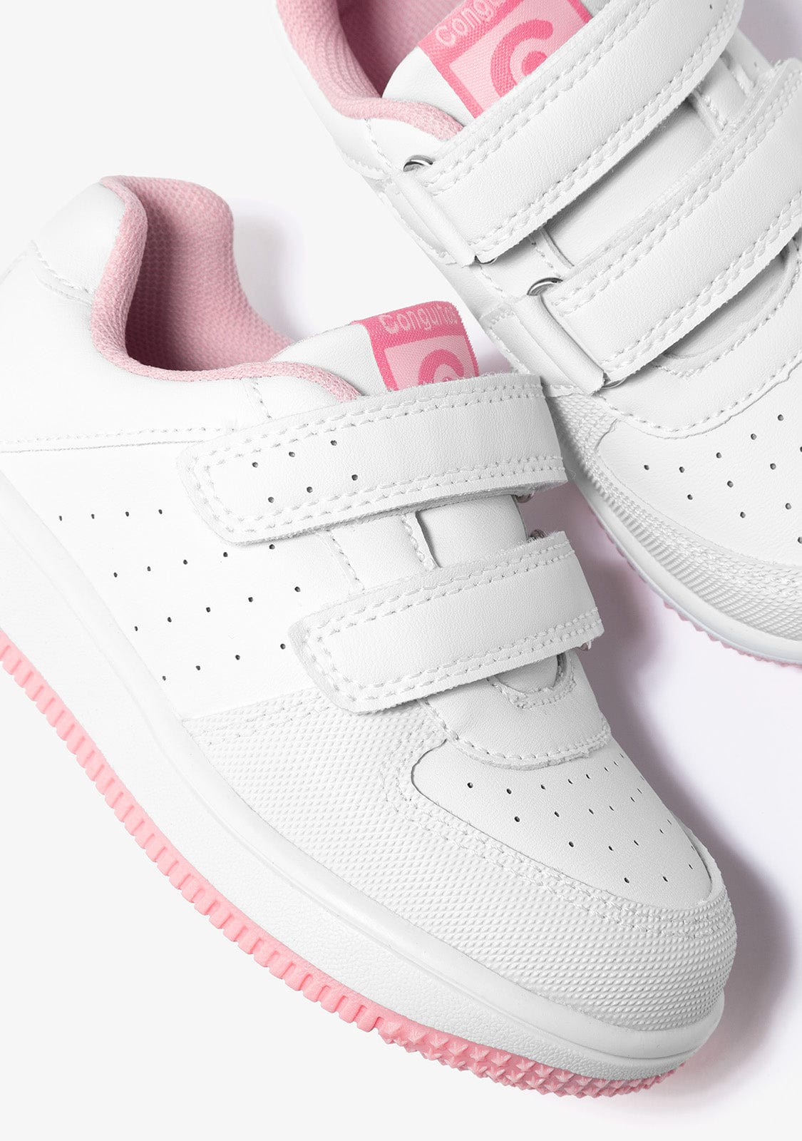 CONGUITOS Shoes Unisex White / Pink Trainers