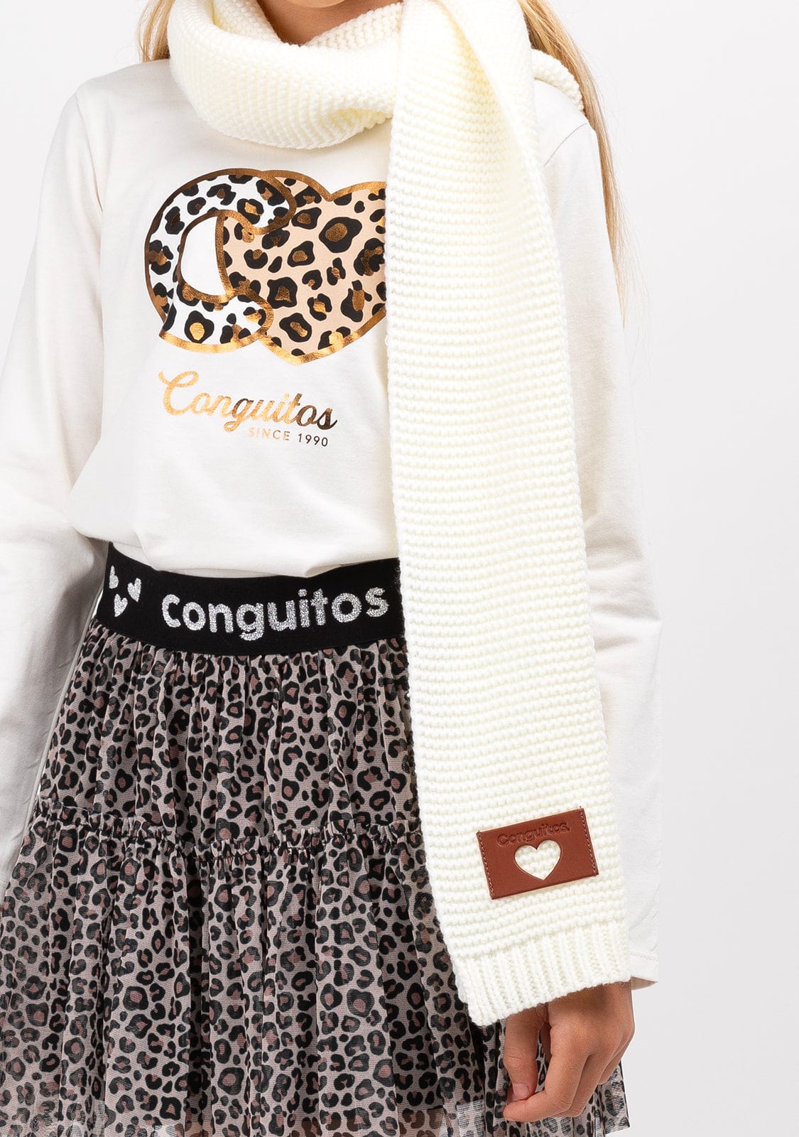 CONGUITOS TEXTIL Accessories Girl's Beige Scarf