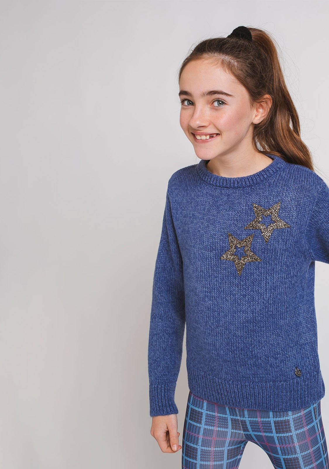 CONGUITOS TEXTIL Clothing Girl's Blue Stars Jersey