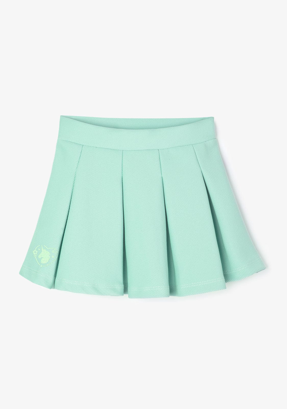 Pastel green pleated skirt best sale