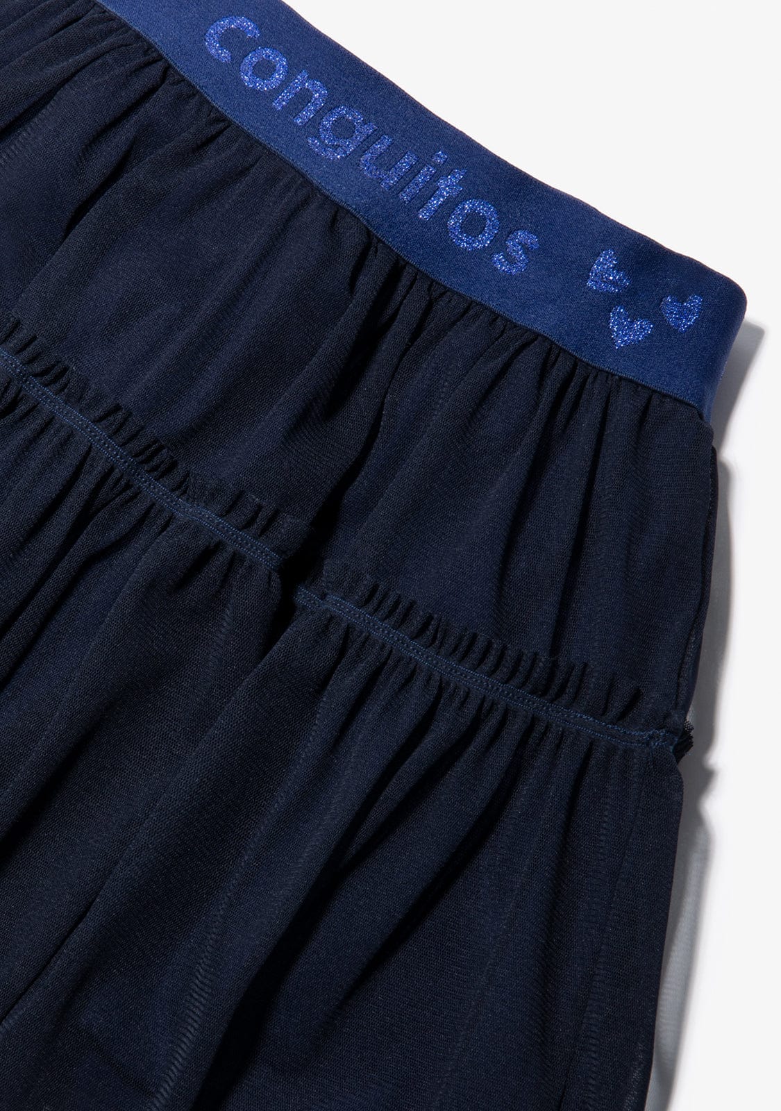 CONGUITOS TEXTIL Clothing Girl's Navy Tulle Conguitos Skirt