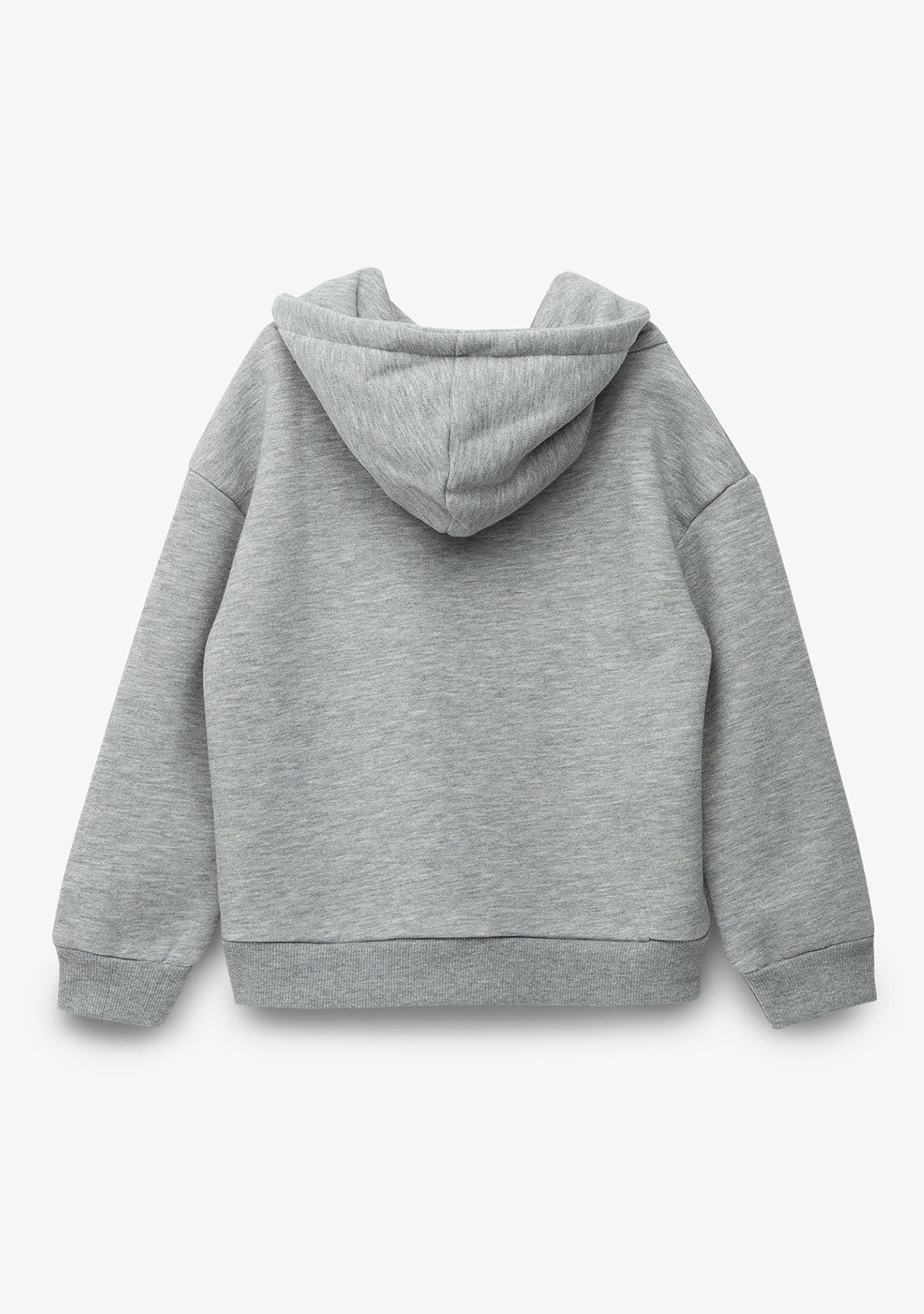 CONGUITOS TEXTIL Clothing Girl's Puppy Paris Grey Hoodie