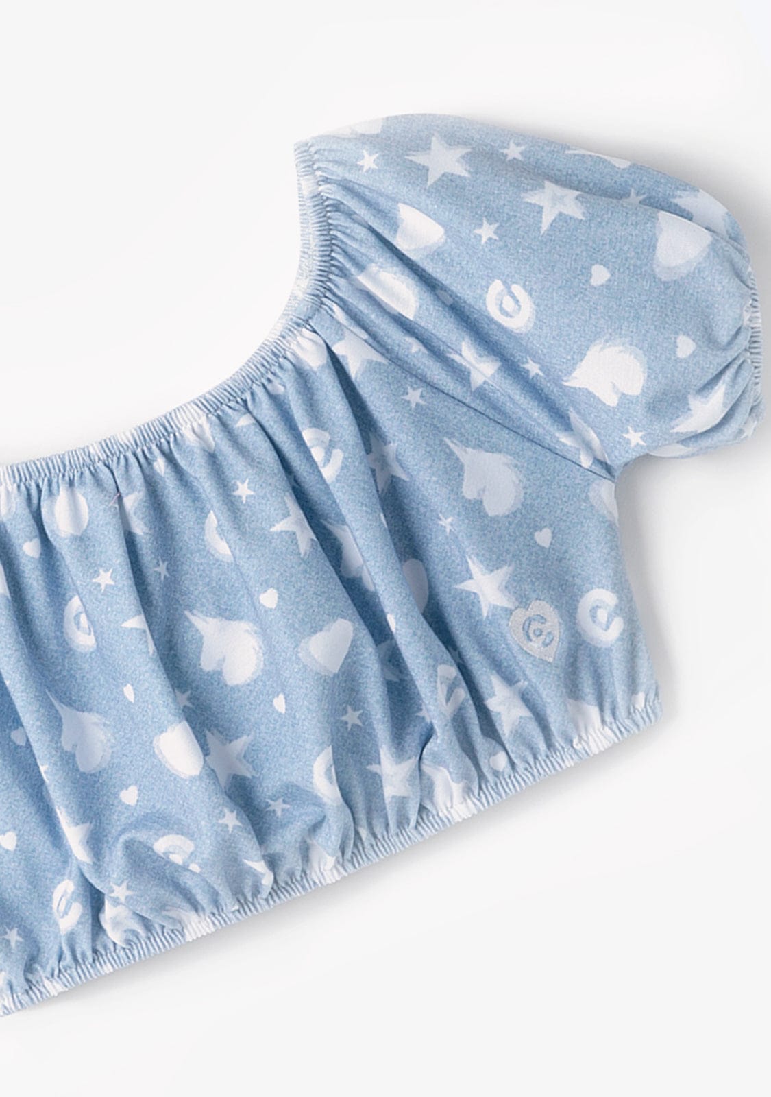 CONGUITOS TEXTIL MANGA CORTA Unicorn Stars Blue Top