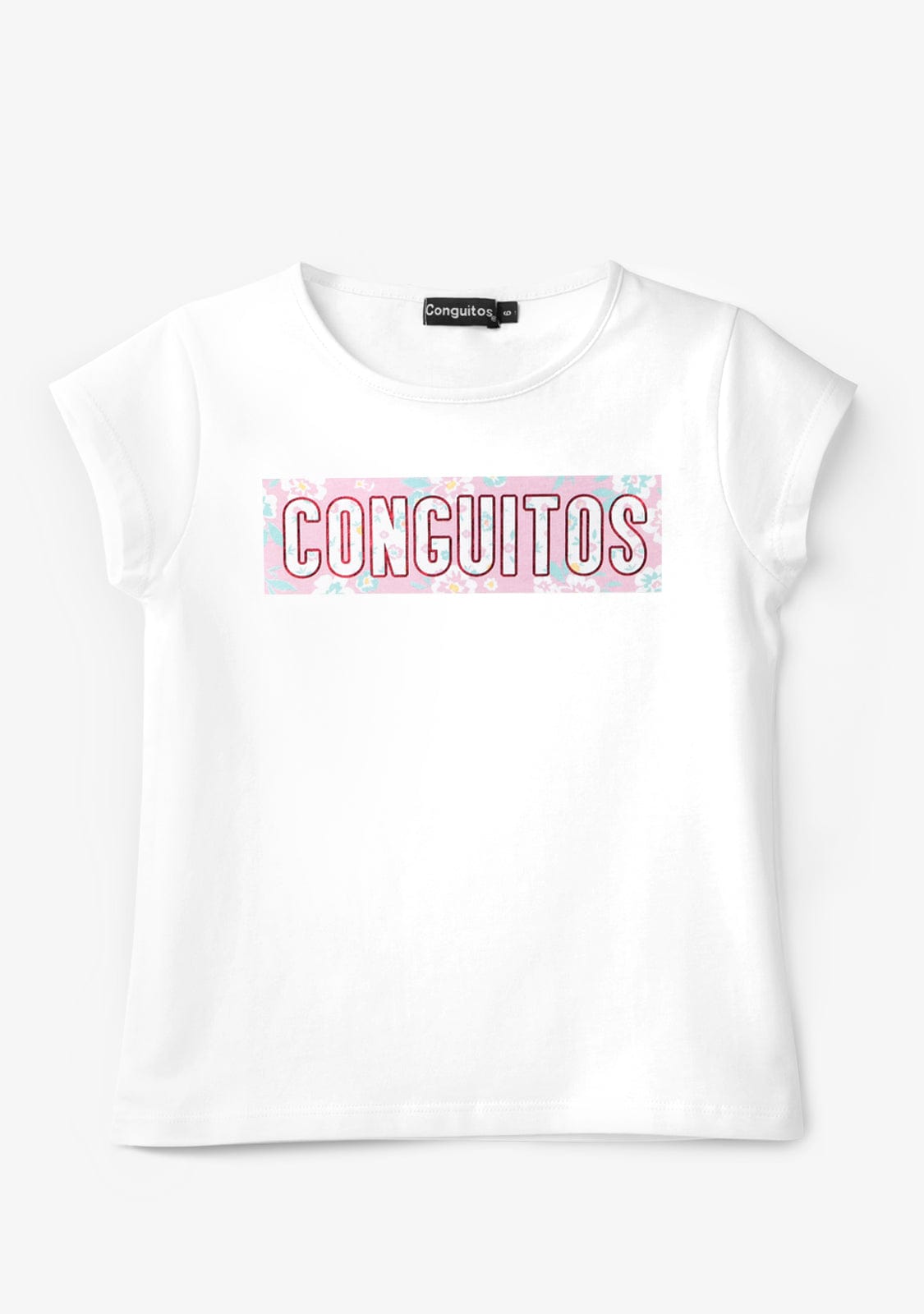 CONGUITOS TEXTIL MANGA CORTA White Flower T-Shirt