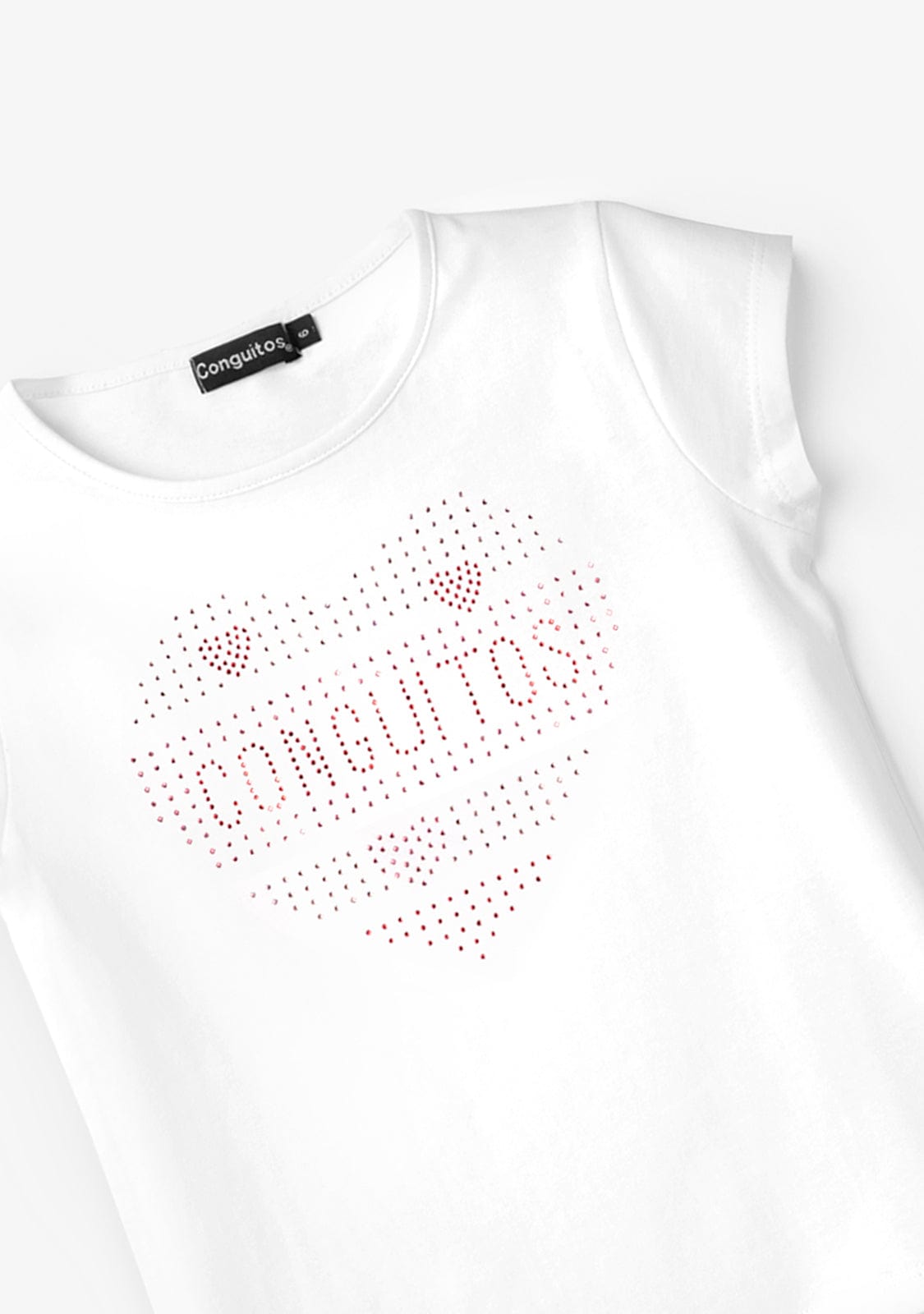 CONGUITOS TEXTIL MANGA CORTA White Heart T-shirt