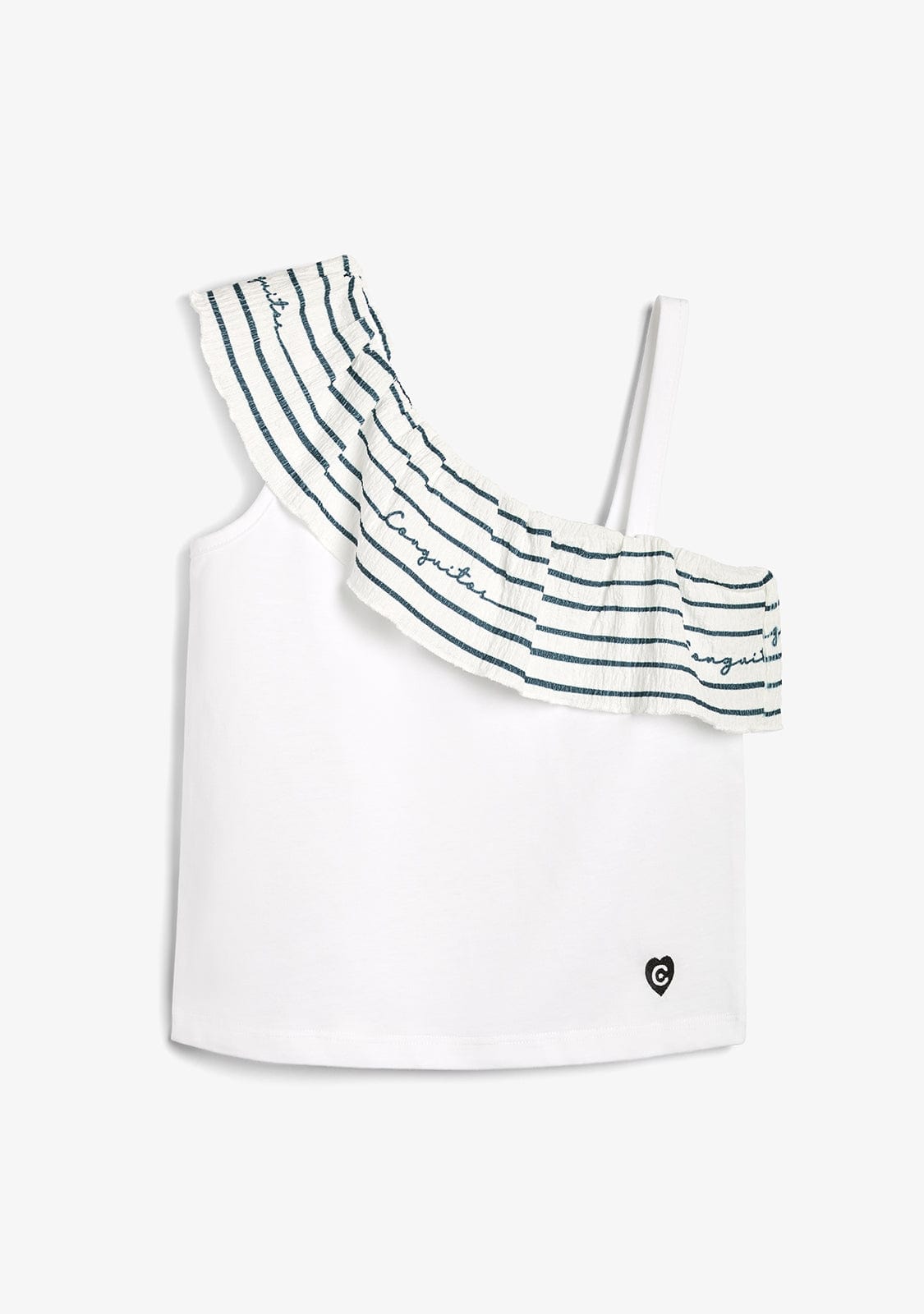CONGUITOS TEXTIL ROPA / CAMISETAS / MANGA CORTA Blue Shoulder T-Shirt