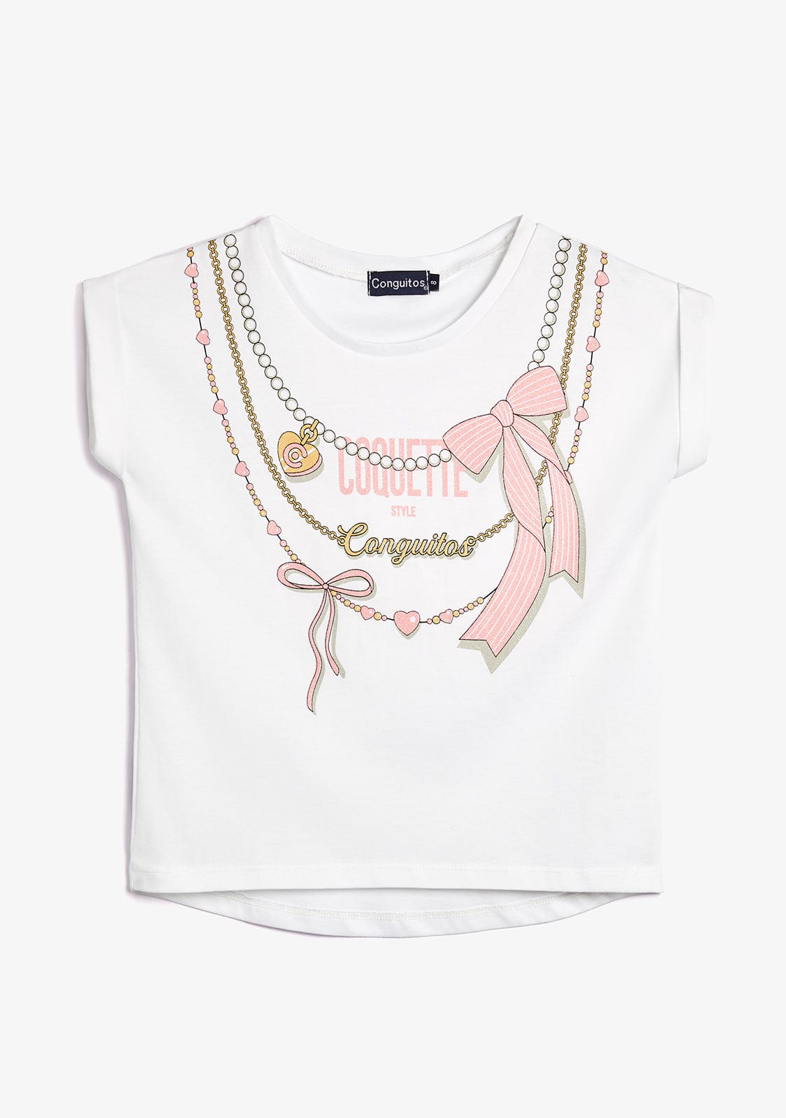 CONGUITOS TEXTIL ROPA / CAMISETAS / MANGA CORTA White Collar T-Shirt