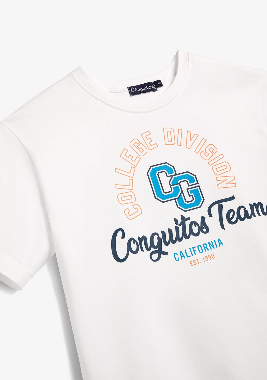 CONGUITOS TEXTIL ROPA / CAMISETAS / MANGA CORTA White College T-Shirt