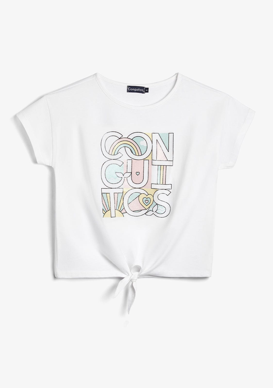 CONGUITOS TEXTIL ROPA / CAMISETAS / MANGA CORTA White Rainbow T-Shirt