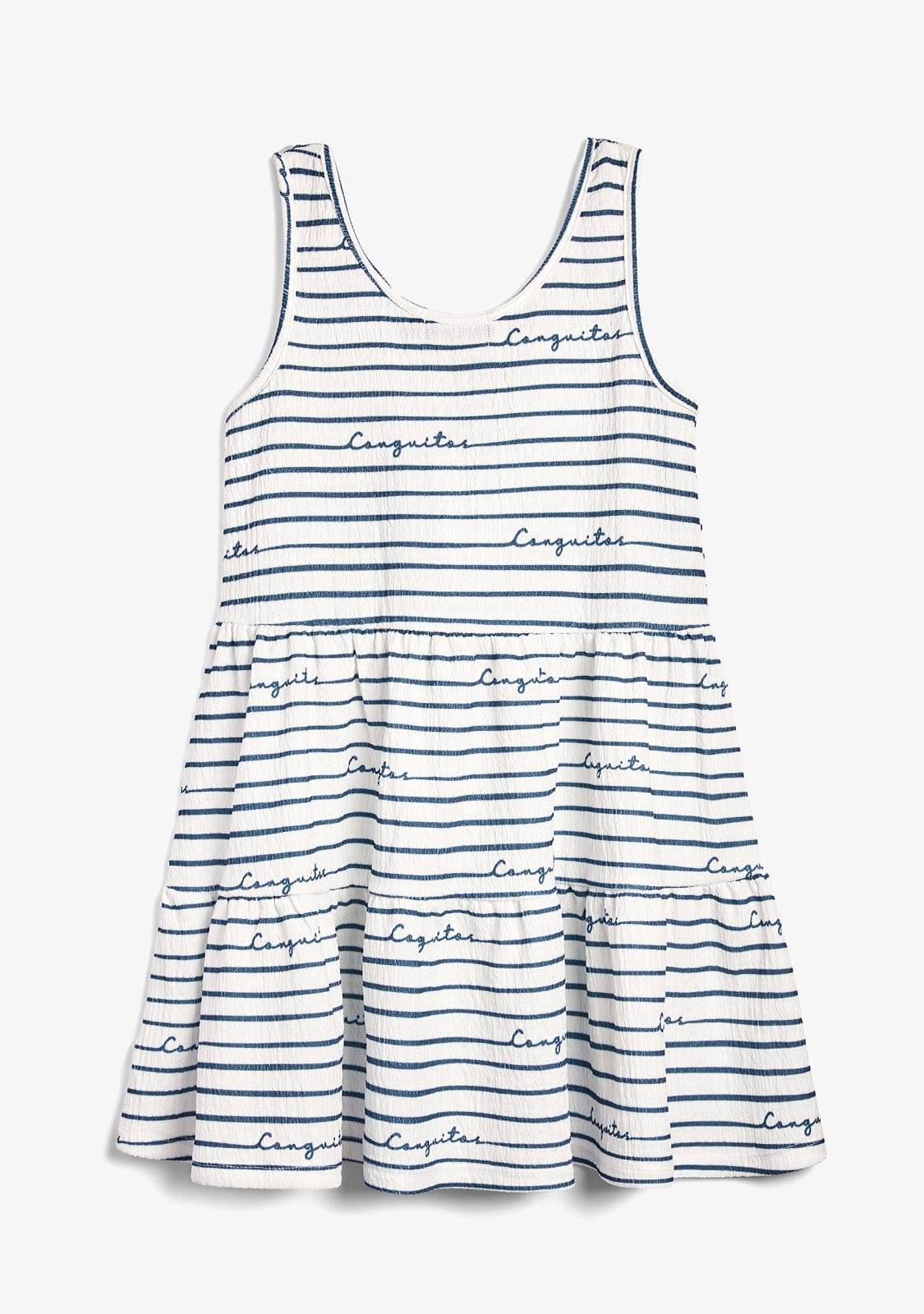 CONGUITOS TEXTIL ROPA / VESTIDOS Blue Striped Dress