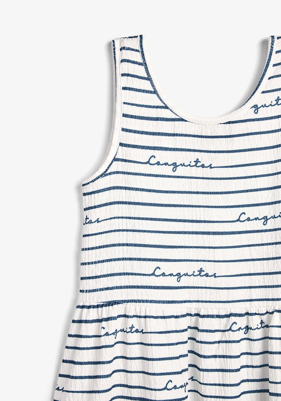 CONGUITOS TEXTIL ROPA / VESTIDOS Blue Striped Dress