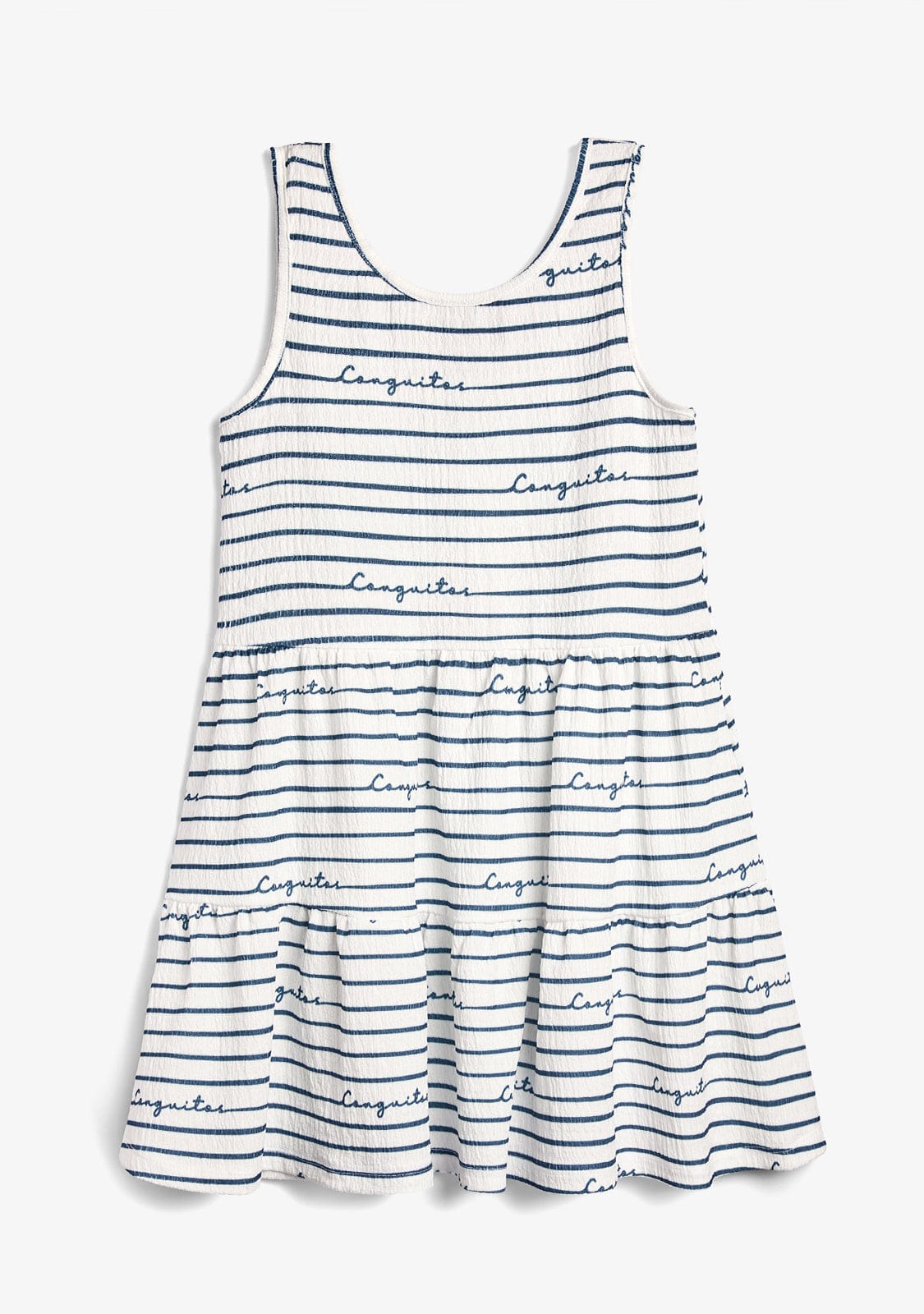 CONGUITOS TEXTIL ROPA / VESTIDOS Blue Striped Dress