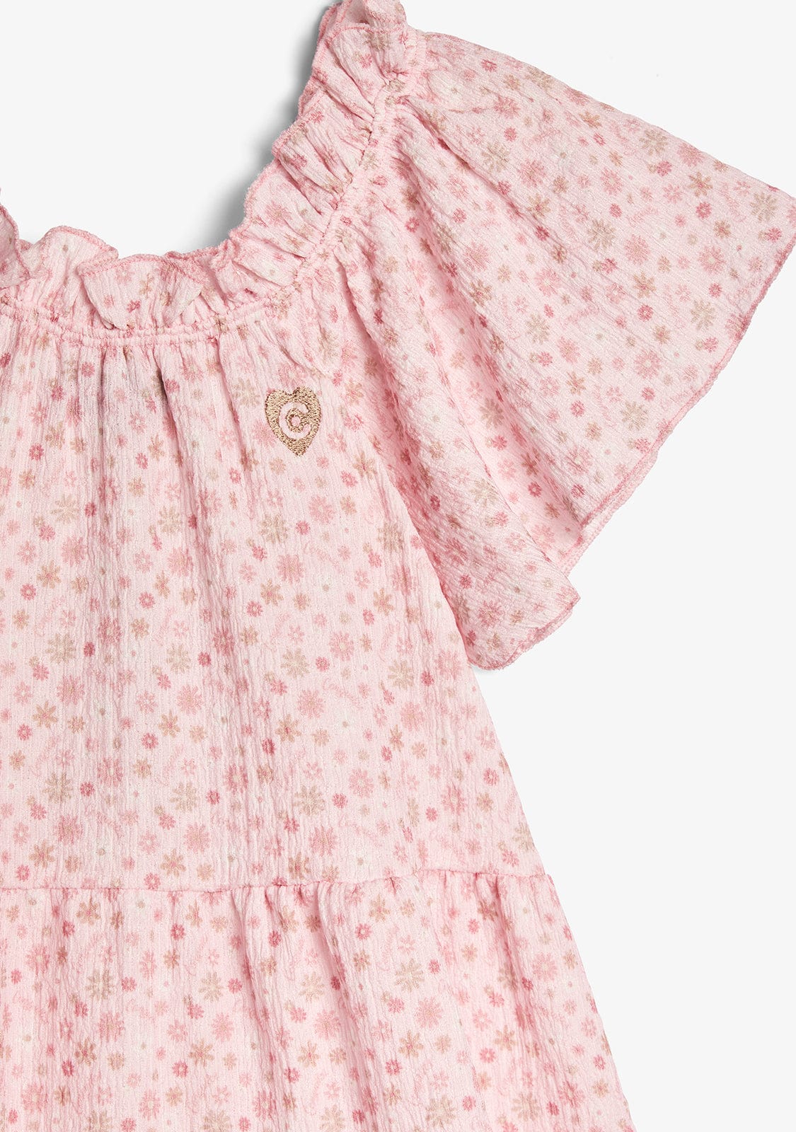 CONGUITOS TEXTIL ROPA / VESTIDOS Pink Flowers Dress