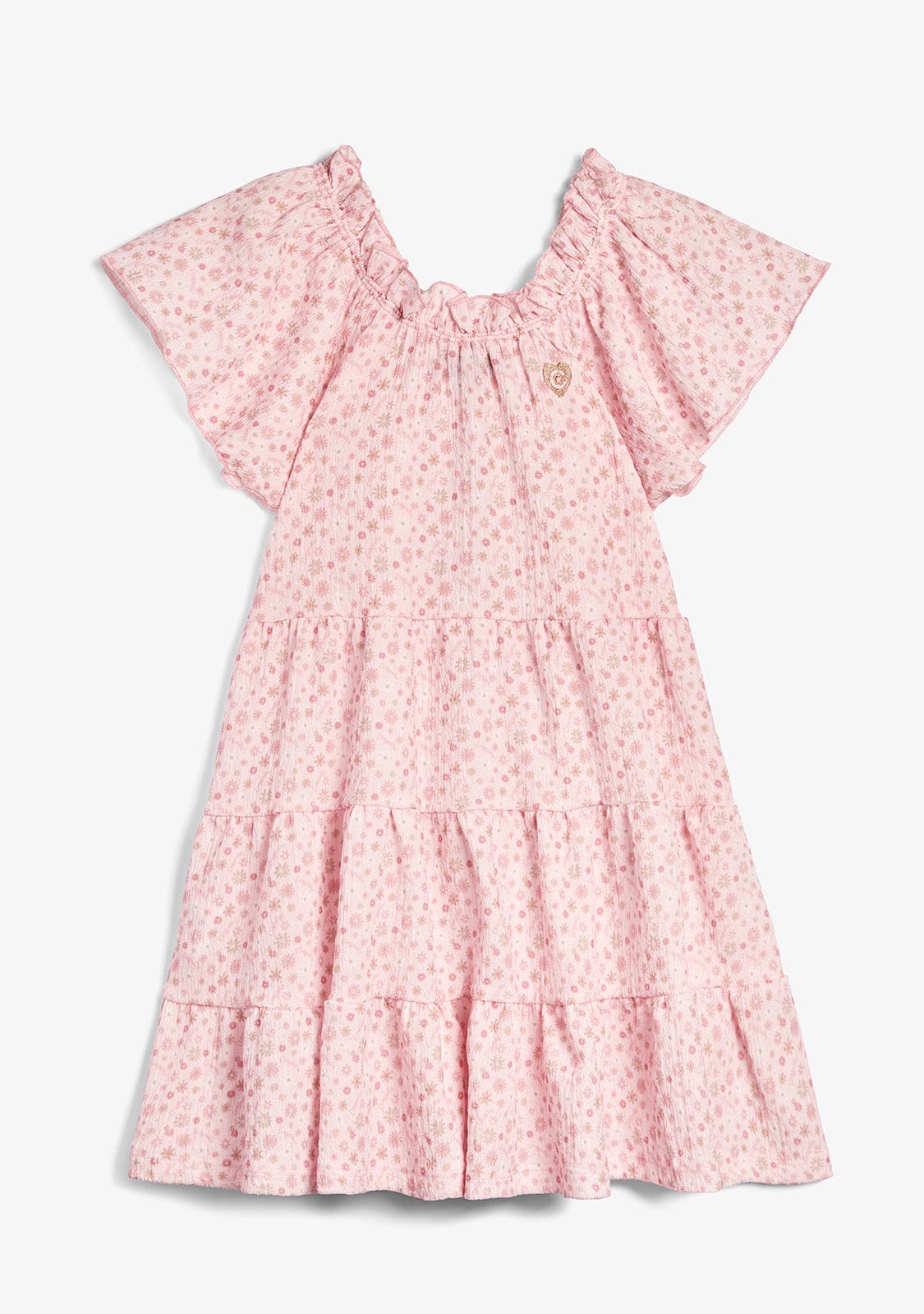 CONGUITOS TEXTIL ROPA / VESTIDOS Pink Flowers Dress