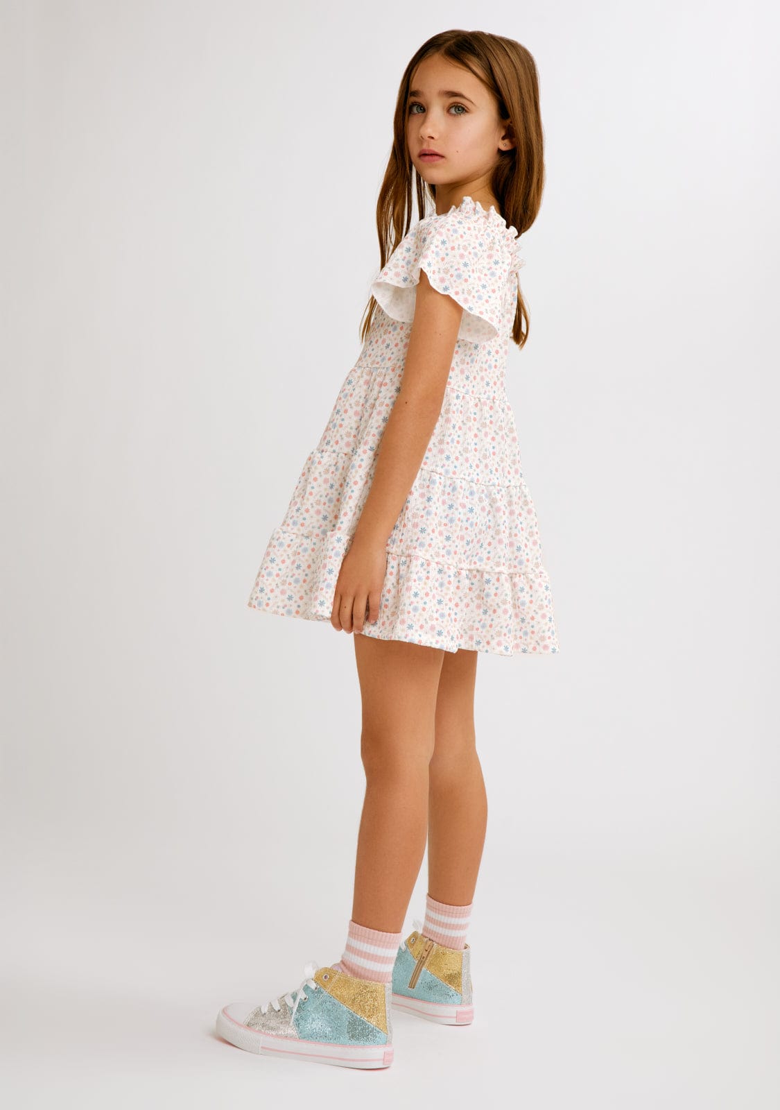 CONGUITOS TEXTIL ROPA / VESTIDOS White Flowers Dress