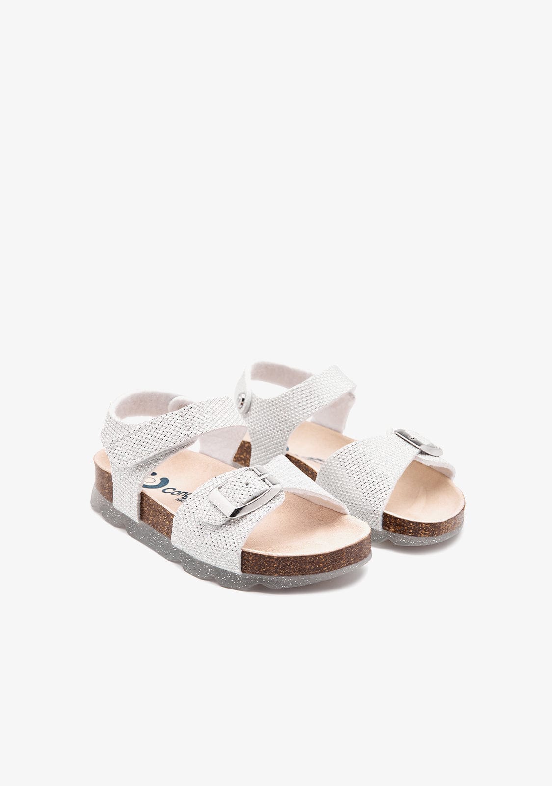 CONGUITOS TIRAS White Bio Texture Sandals