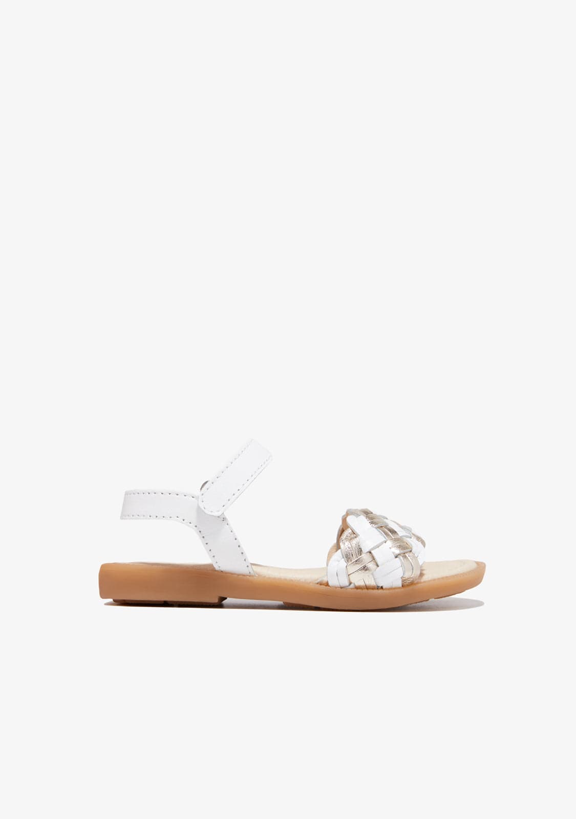 CONGUITOS TIRAS SANDALS NAPA WHITE