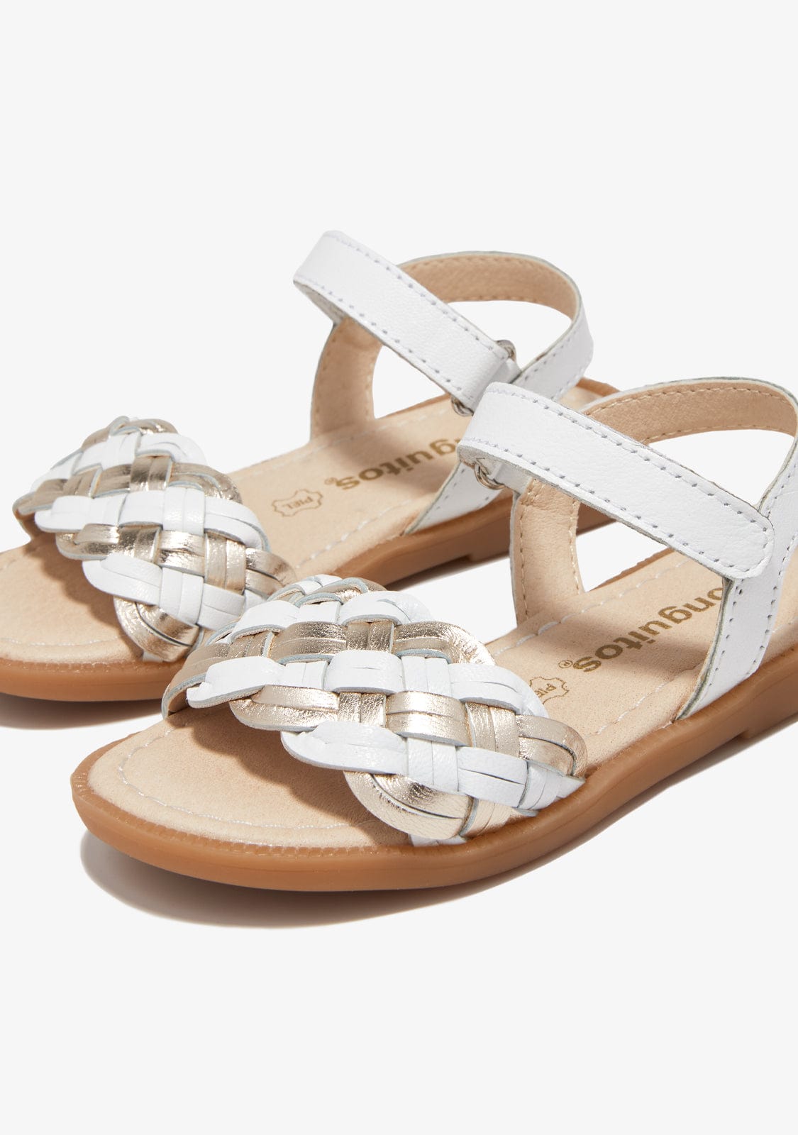 CONGUITOS TIRAS SANDALS NAPA WHITE