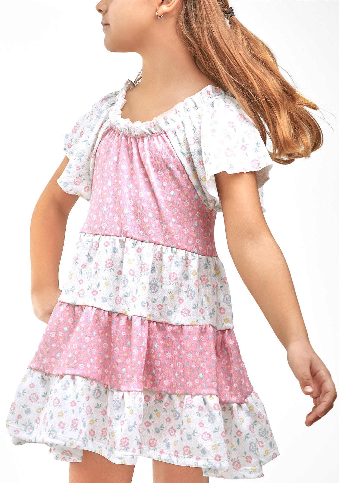 -PORTADAConguitos VESTIDOS Flowers Ruffles Dress