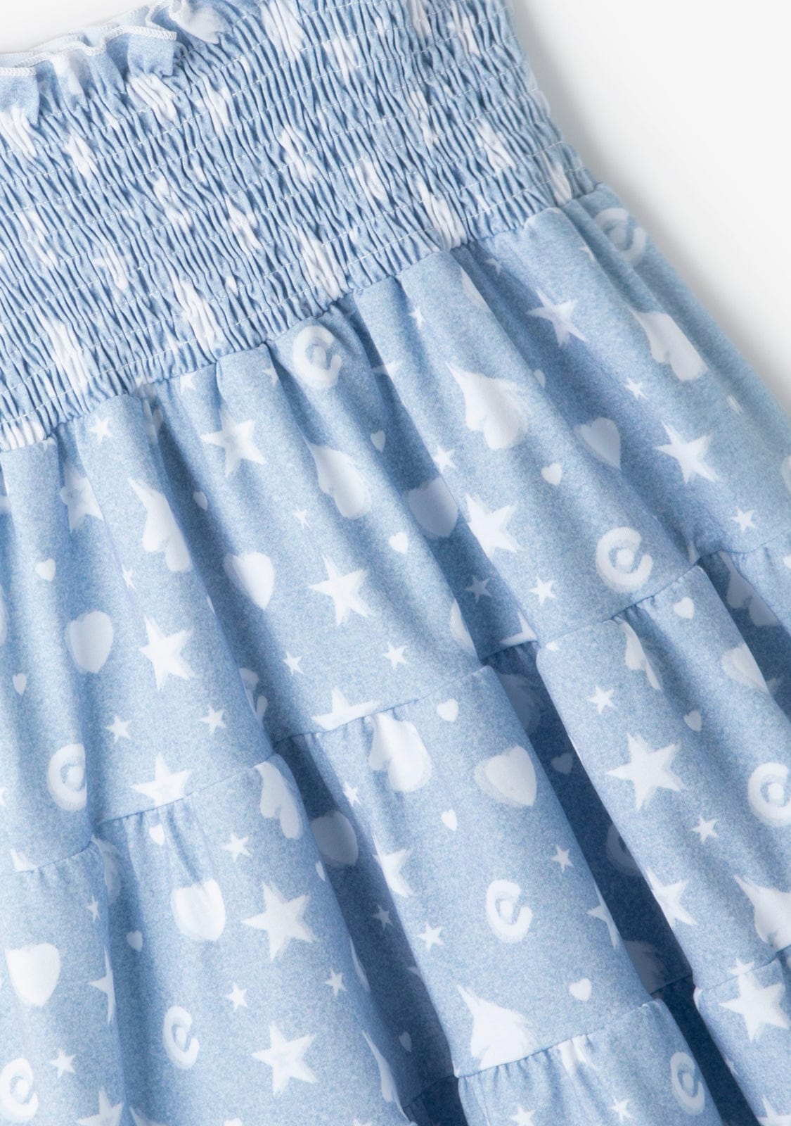 Conguitos VESTIDOS Unicorns Stars Hearts Blue Dress