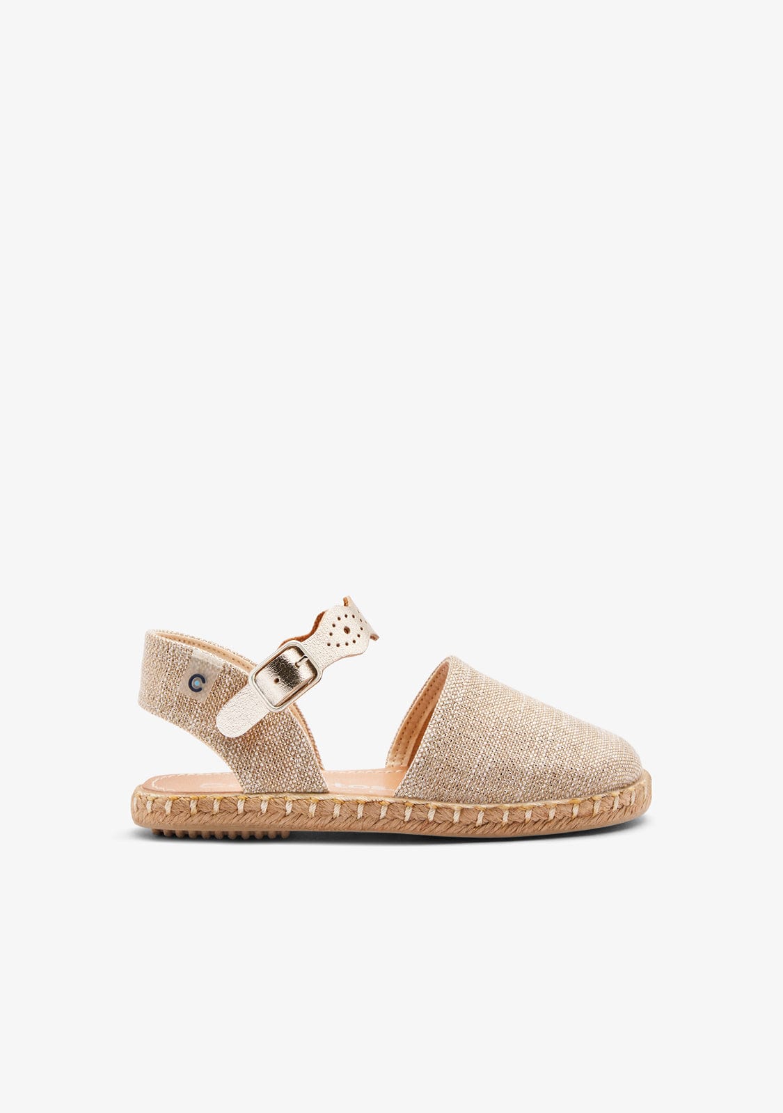 CONGUITOS ZAPATOS / ALPARGATAS Gold Die-Cut Sack Espadrilles