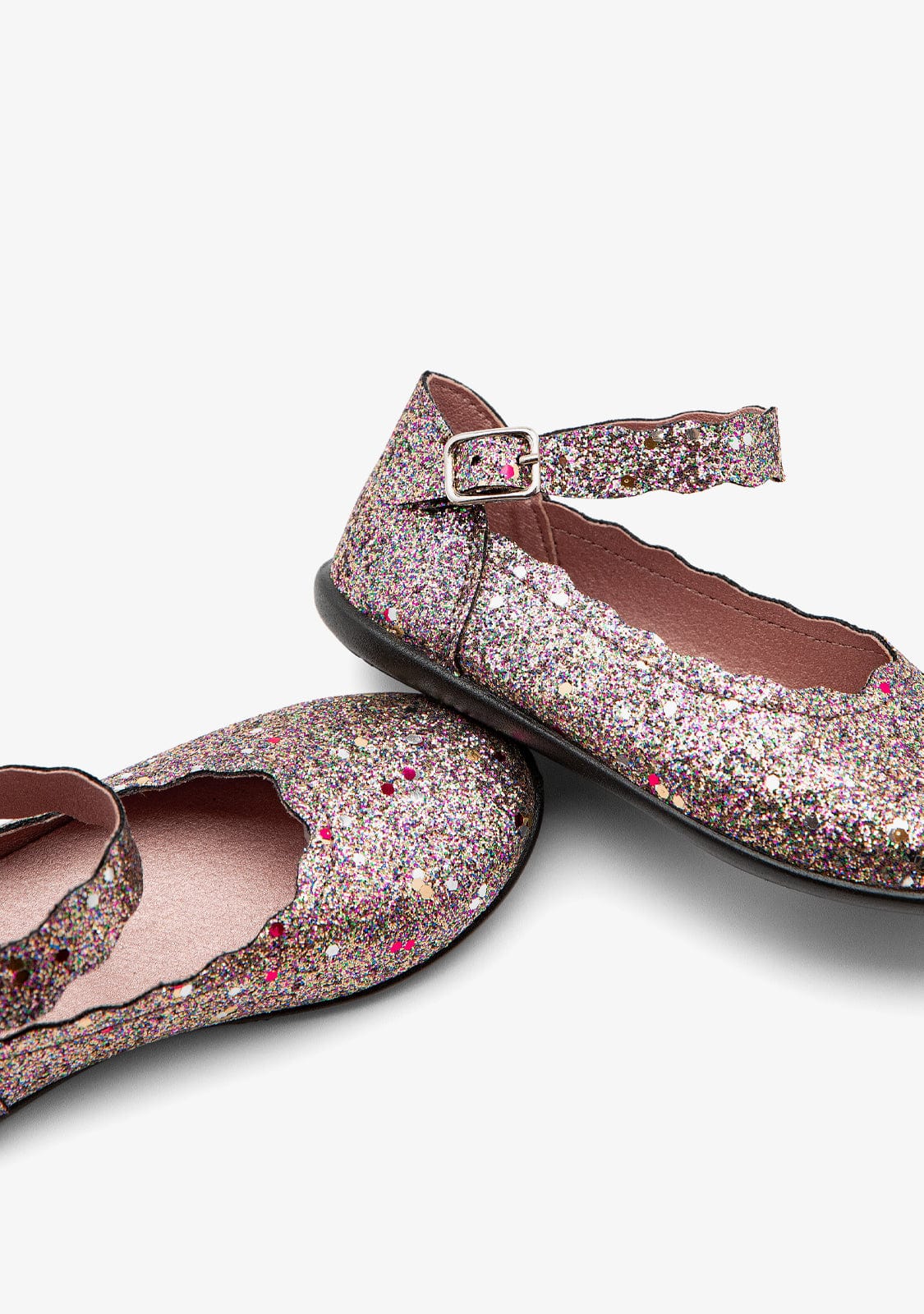 CONGUITOS ZAPATOS / BAILARINAS Multi Glitter Wave Ballerinas