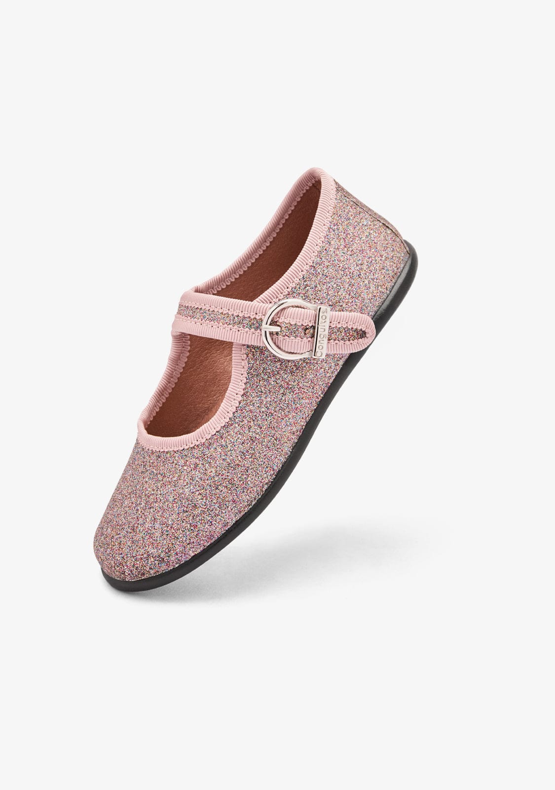 CONGUITOS ZAPATOS / BAILARINAS Pink Glitter Mary Janes