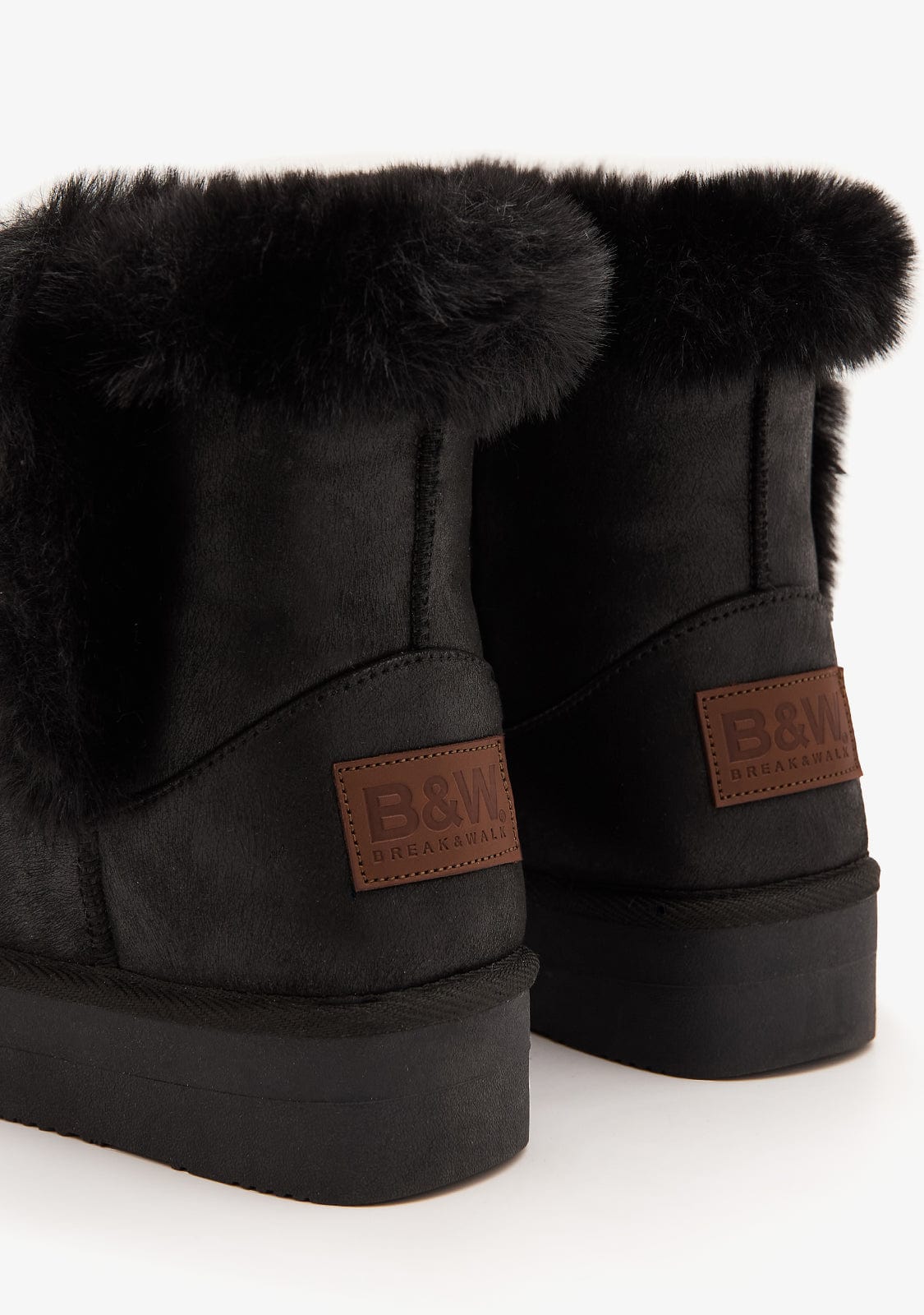 CONGUITOS ZAPATOS / BOTAS Y BOTINES / AUSTRALIANA Black Plush High Australian Boots High