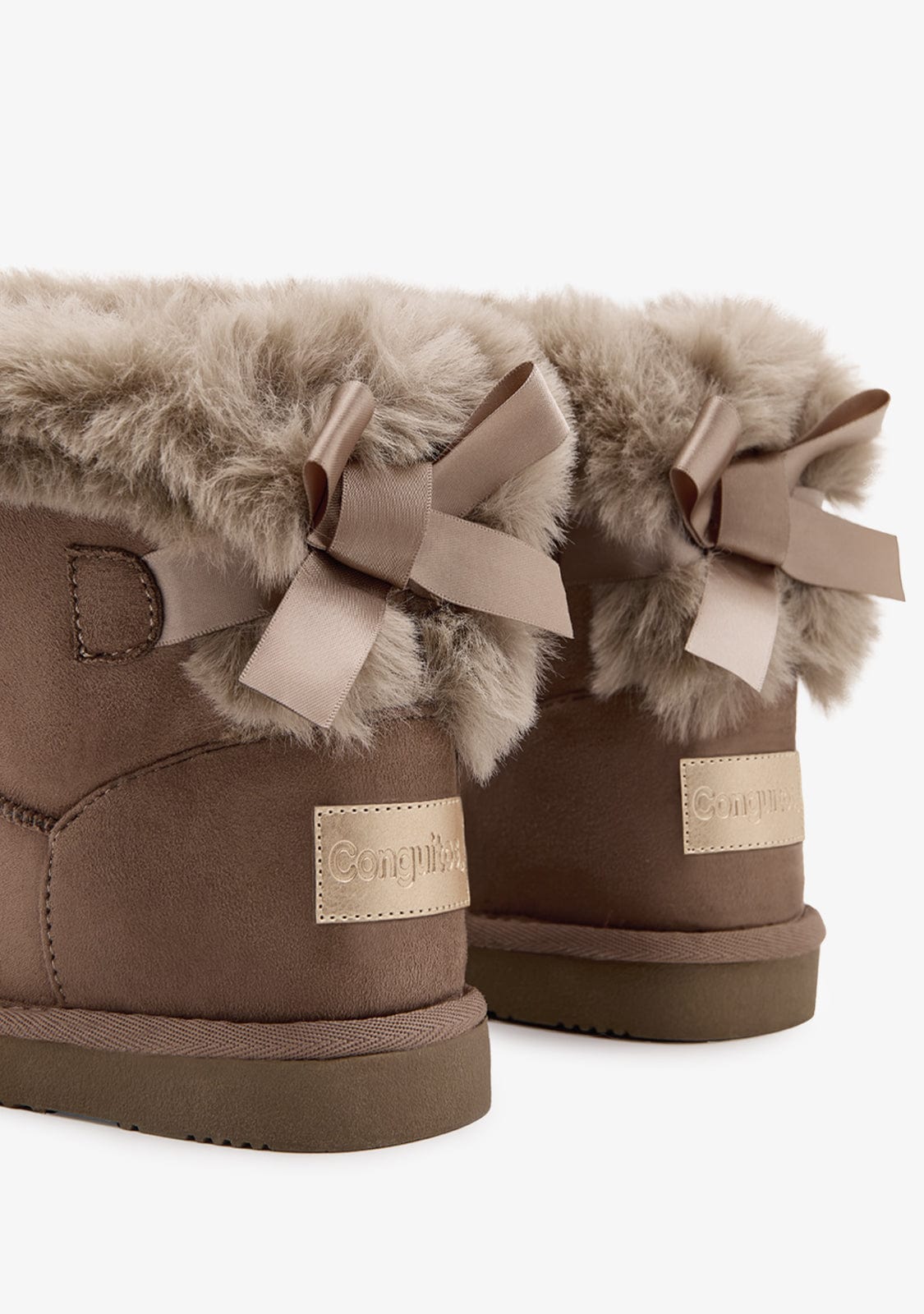 CONGUITOS ZAPATOS / BOTAS Y BOTINES / AUSTRALIANA Taupe Bow Water Repellent Australian Boots