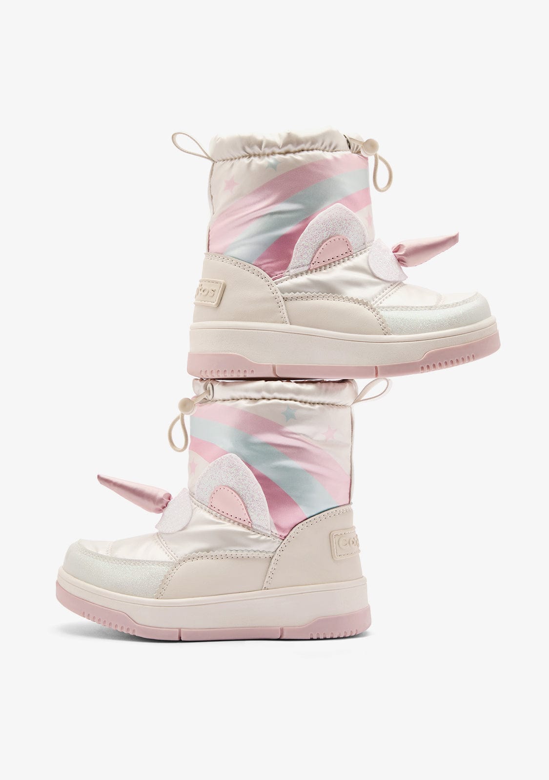 CONGUITOS ZAPATOS / BOTAS Y BOTINES Beige Unicorn Nylon Boots