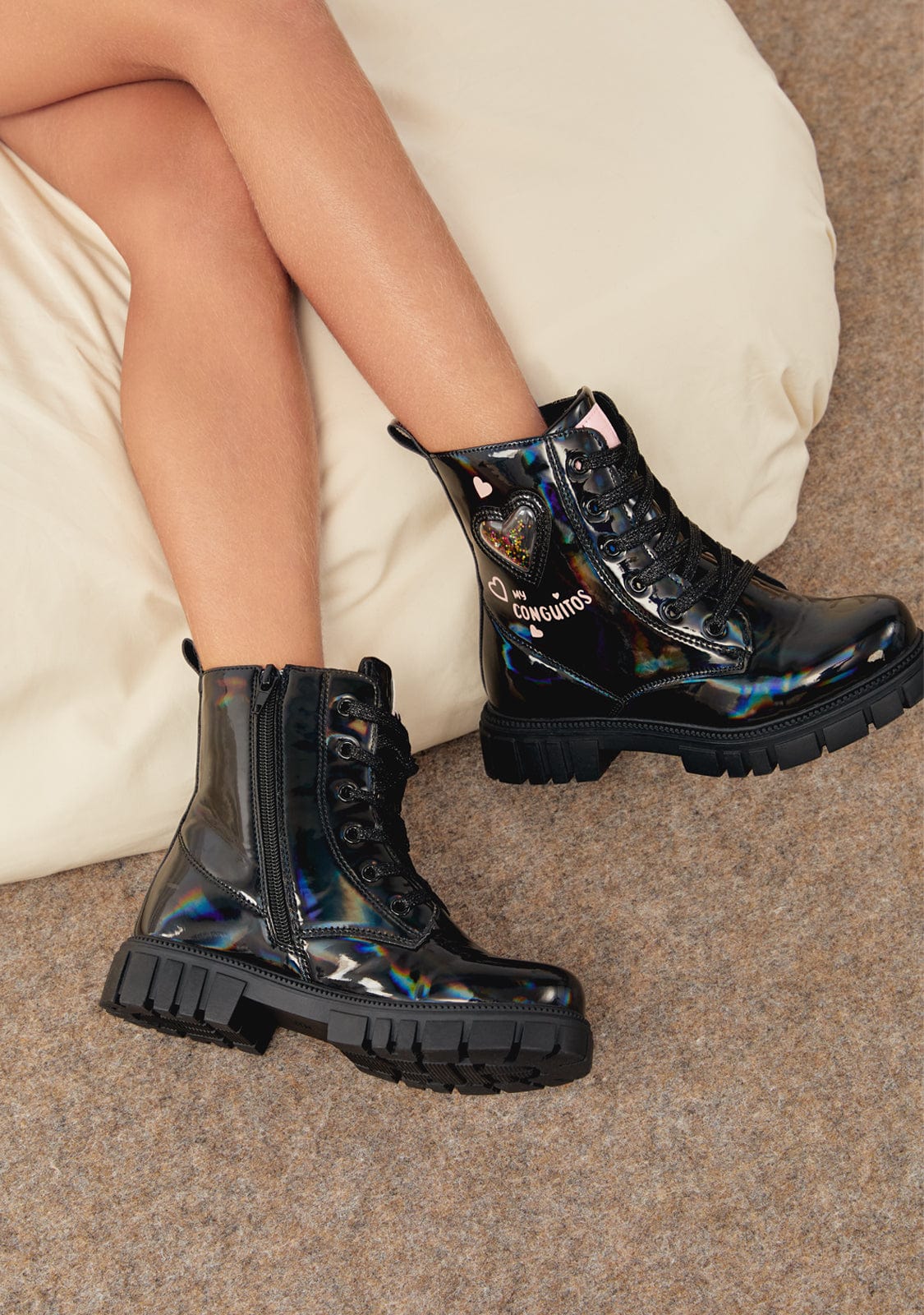 CONGUITOS ZAPATOS / BOTAS Y BOTINES / MILITAR Black Heart Military Boots