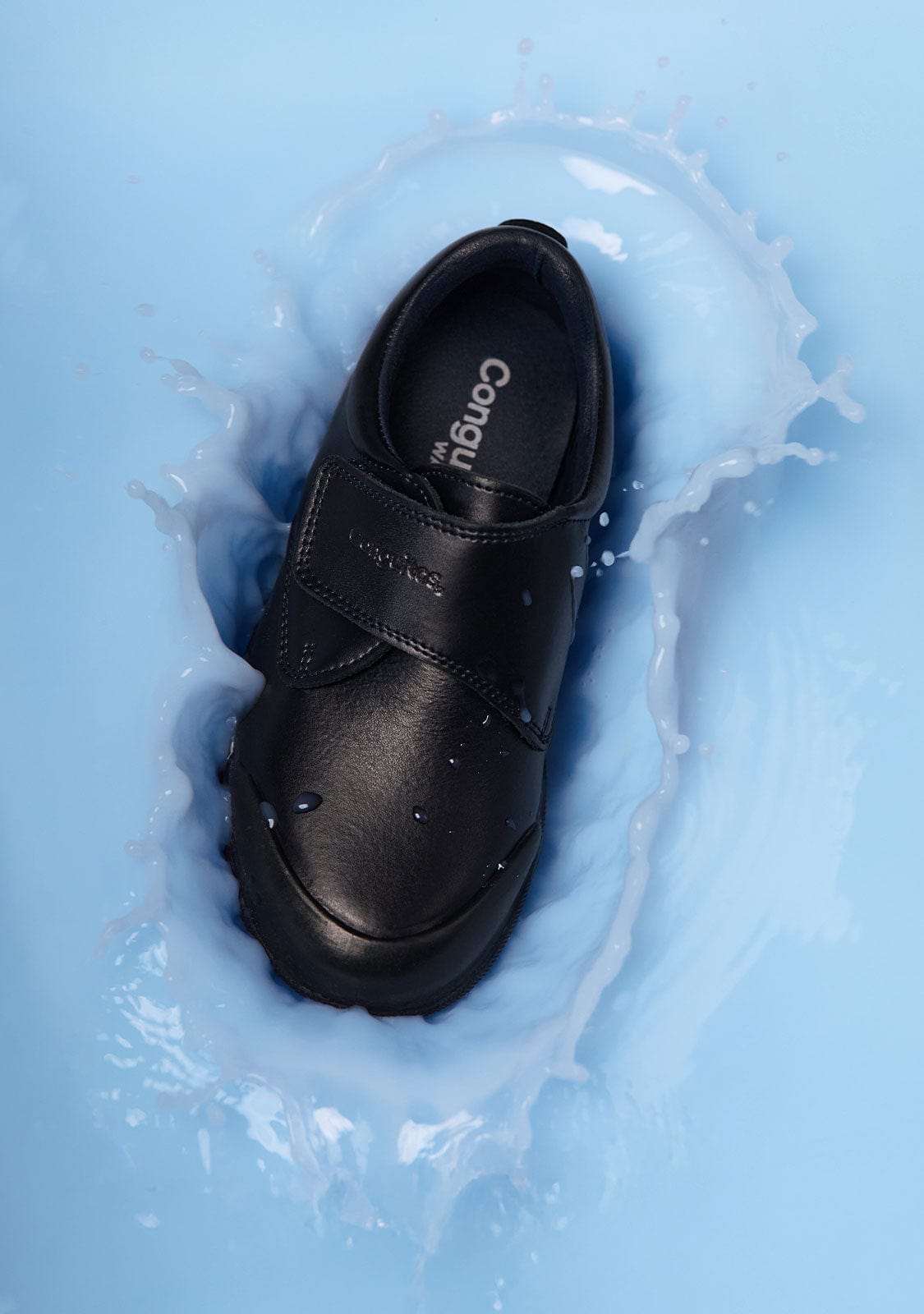 CONGUITOS ZAPATOS / COLEGIALES / BLUCHER Boy's Navy Indestructibles School Shoes