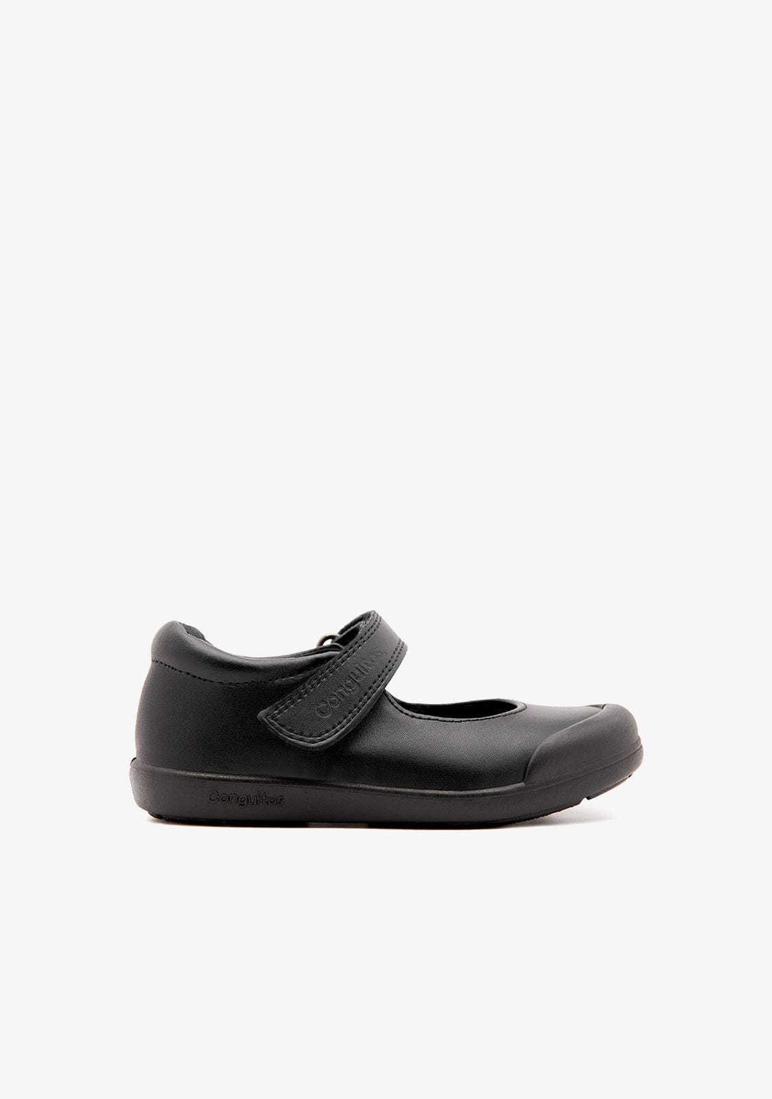 Girl's Black Washable Leather School Shoes Girl's Black Washable Leather School Shoes