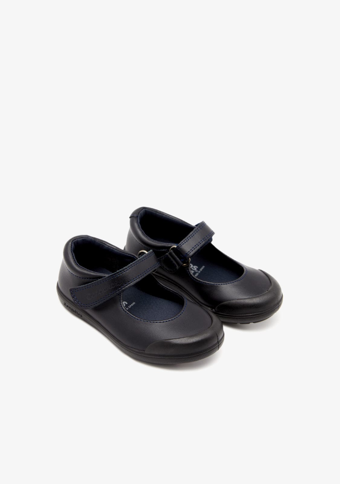 CONGUITOS ZAPATOS / COLEGIALES / MARY JANE Girl's Navy Washable Leather School Shoes