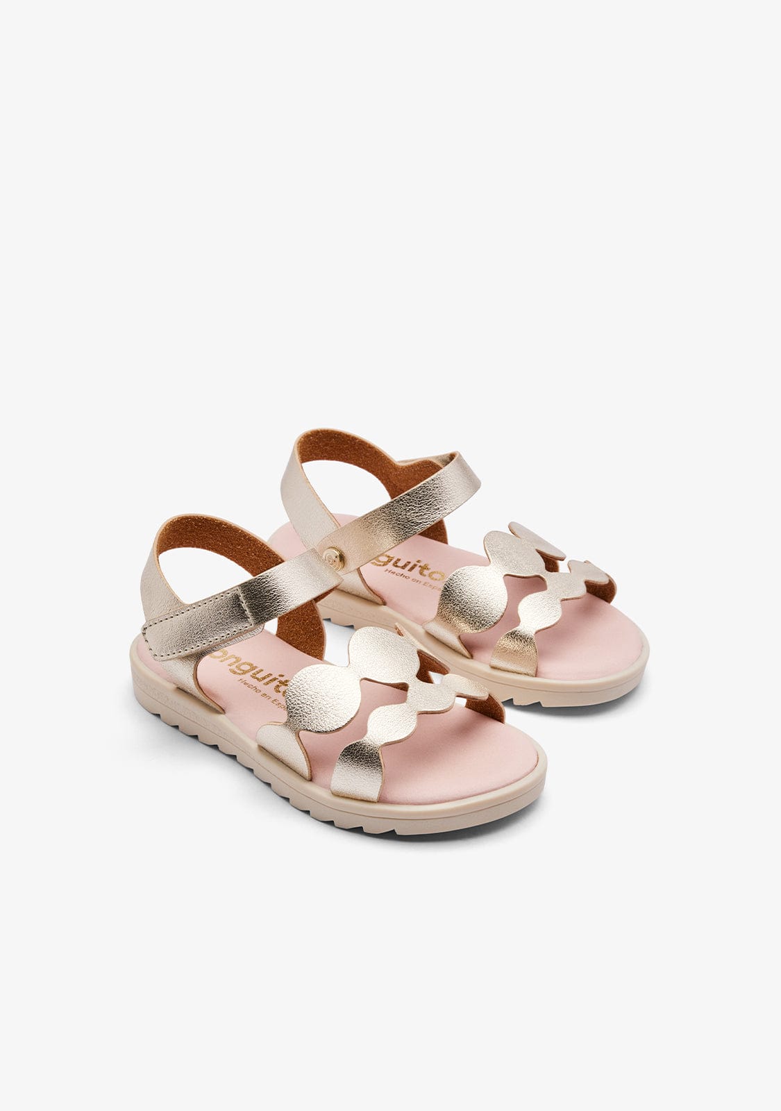 CONGUITOS ZAPATOS / SANDALIAS / HEBILLAS Gold Circles Malinche Sandals