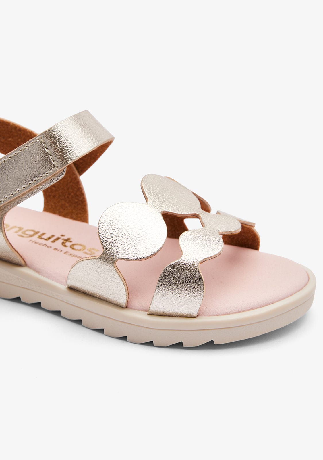 CONGUITOS ZAPATOS / SANDALIAS / HEBILLAS Gold Circles Malinche Sandals